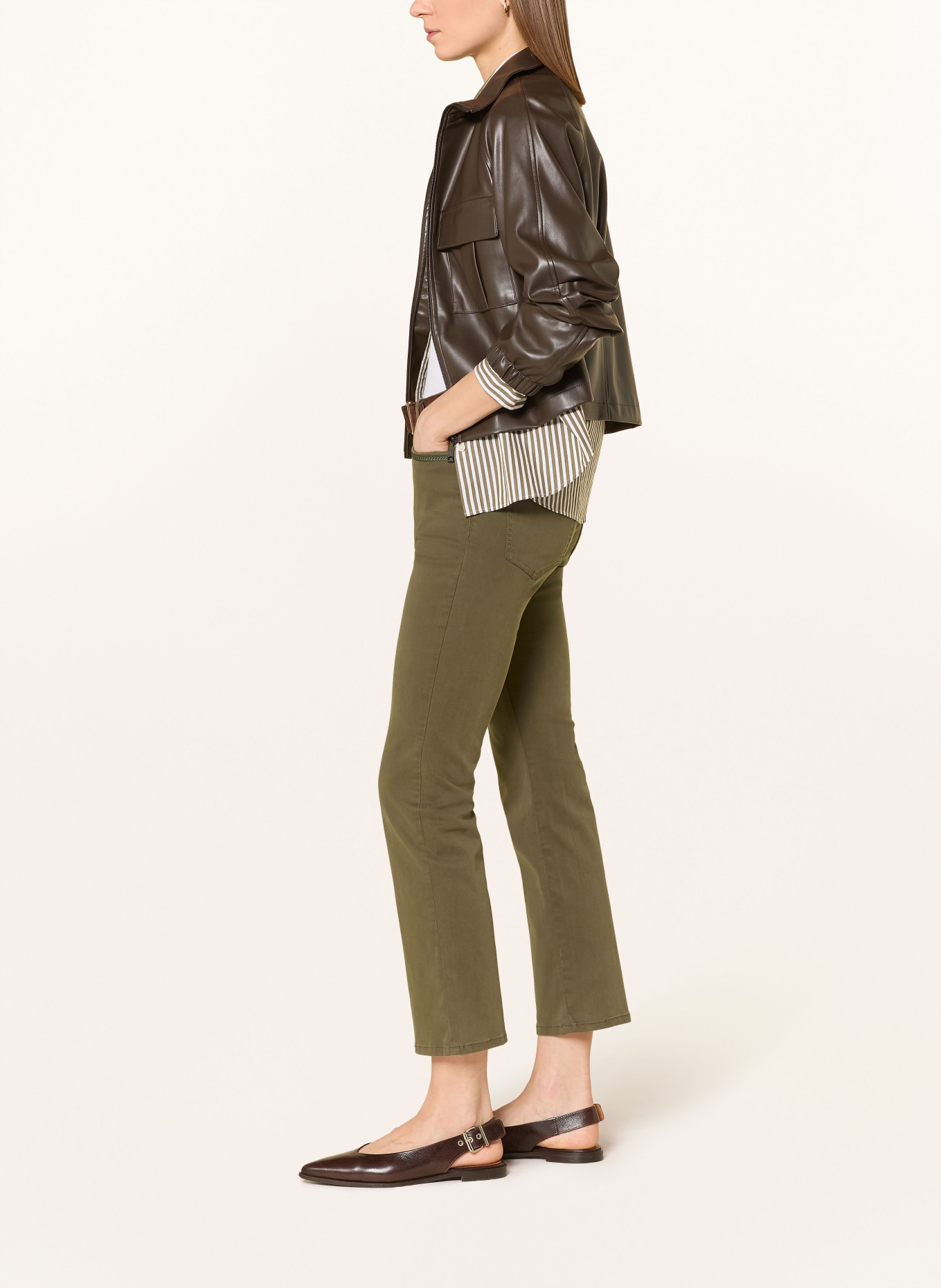 MOS MOSH MMASHLEY SATI pants: OLIVE