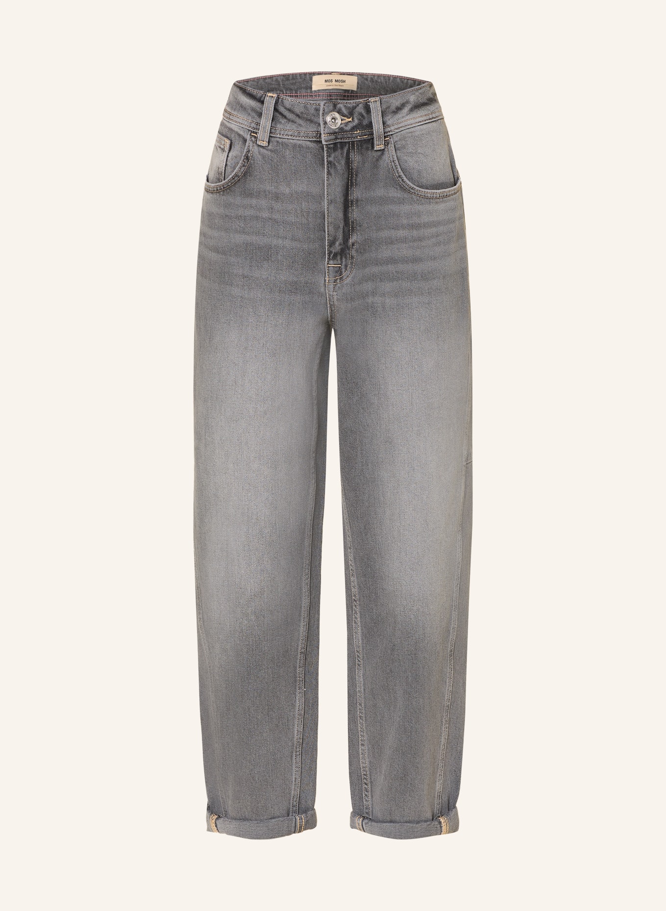 MOS MOSH Džíny boyfriend MMAYMEN GALLEON: 850 GREY