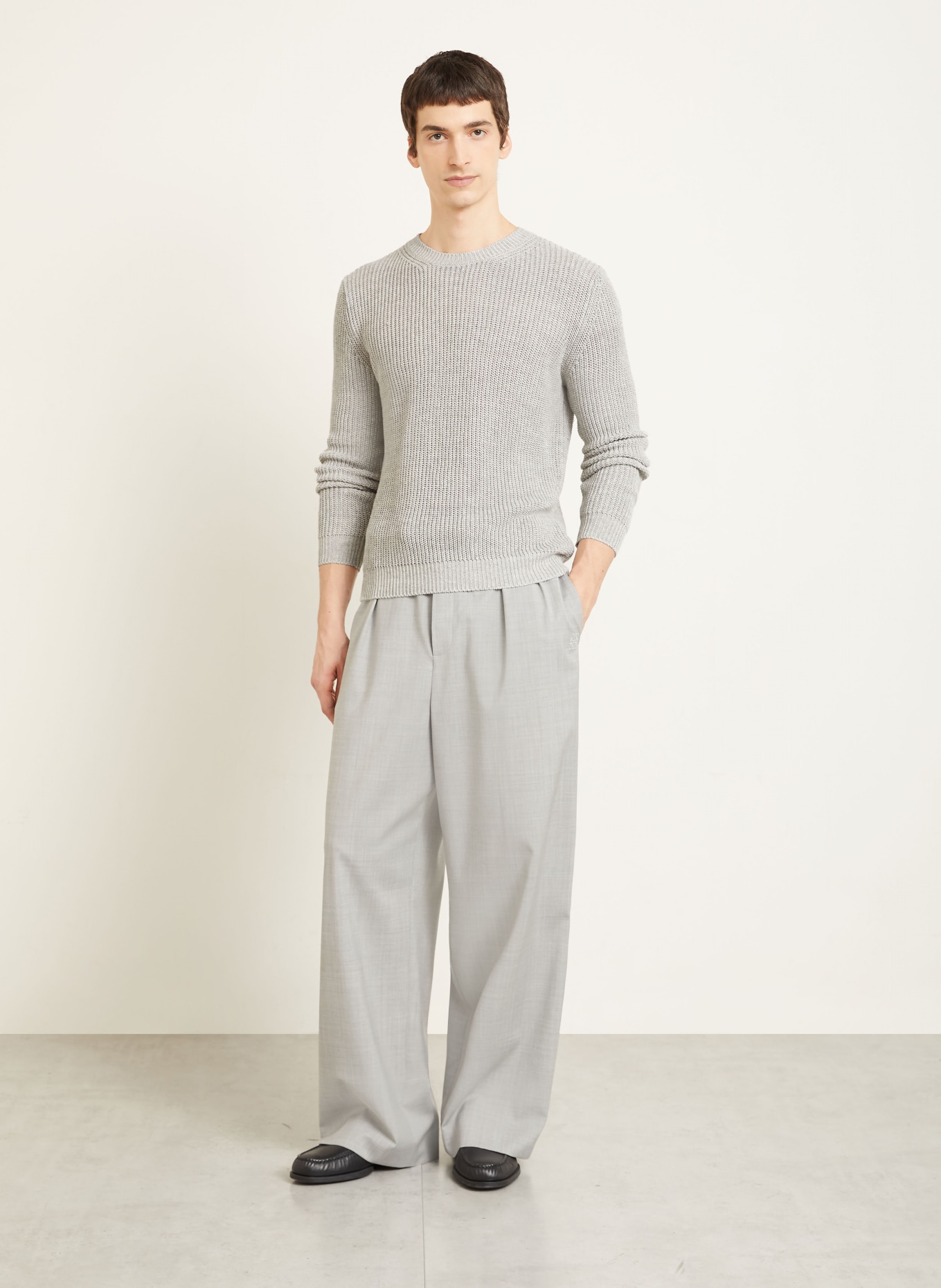 IRIS von ARNIM LEOVAN sweater: GRAY