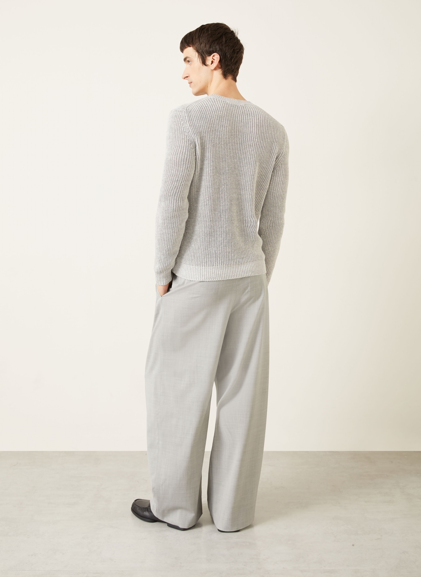 IRIS von ARNIM LEOVAN sweater: GRAY