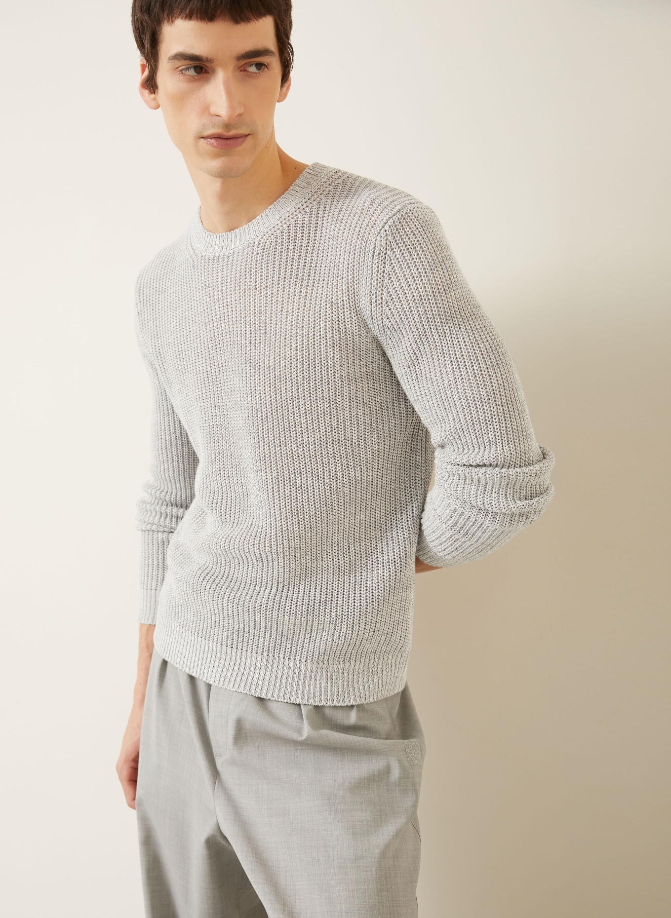 IRIS von ARNIM LEOVAN sweater: GRAY