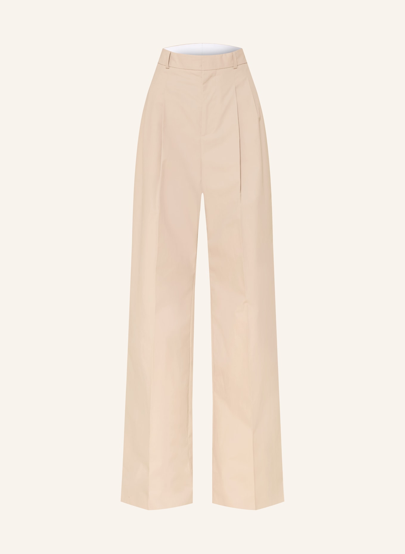 BOSS Spodnie z materiału typu marle TANIADA: BEŻOWY