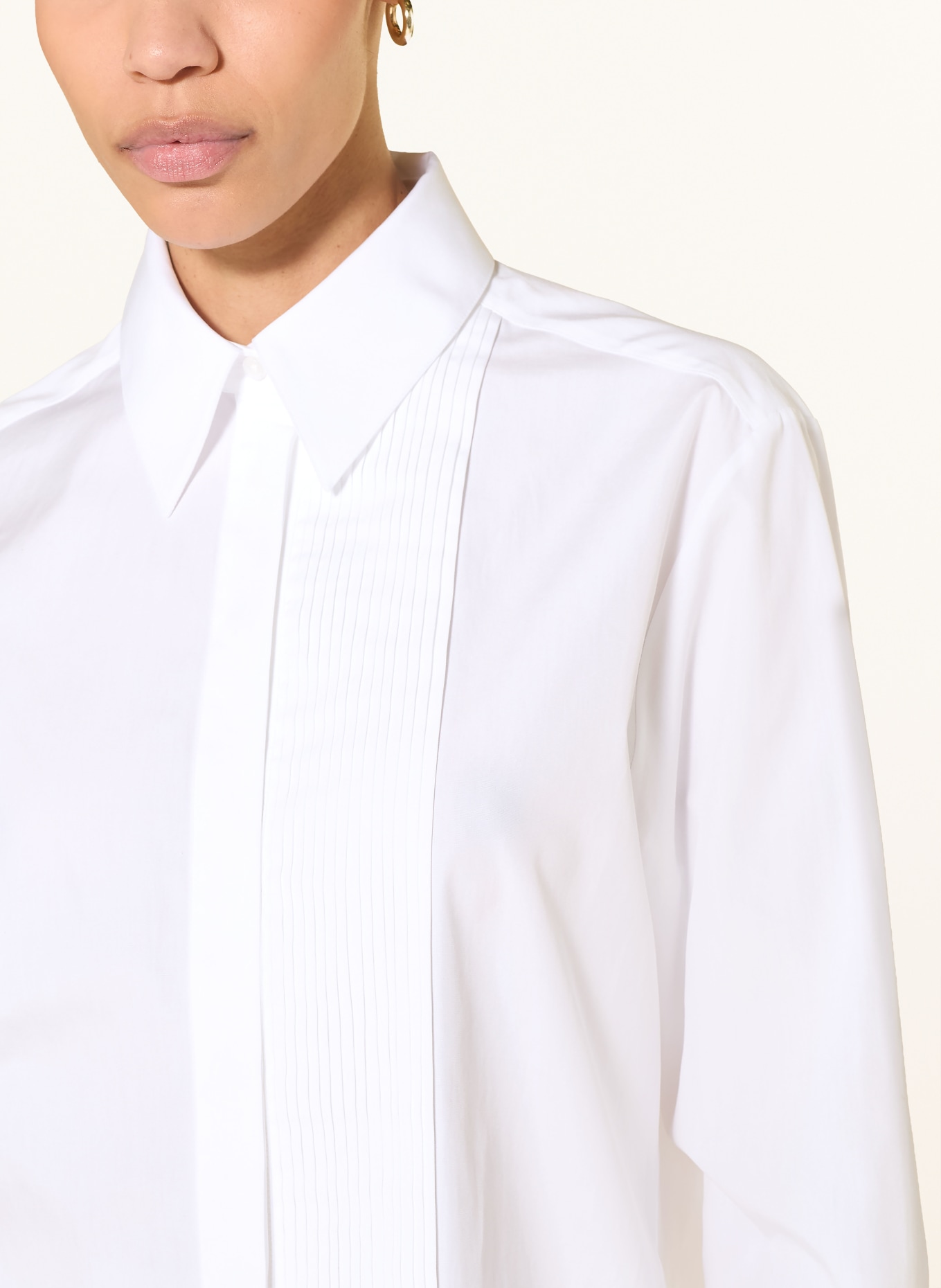 BOSS Hemdbluse BLUETTA: WEISS