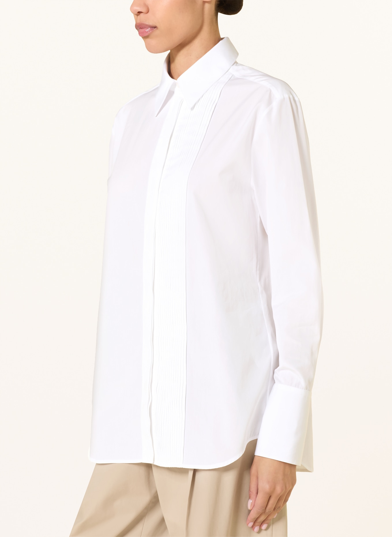 BOSS Hemdbluse BLUETTA: WEISS