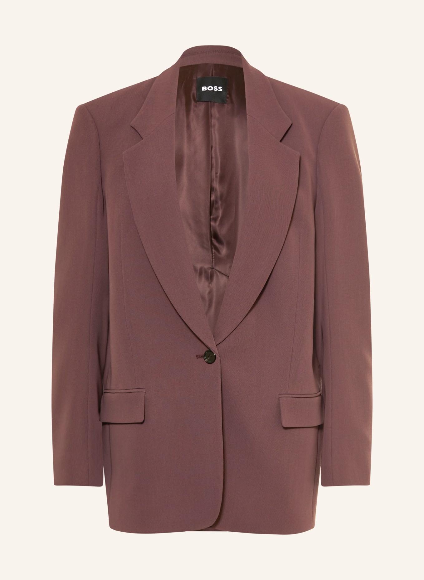 BOSS Longblazer JAVANA: BRAUN