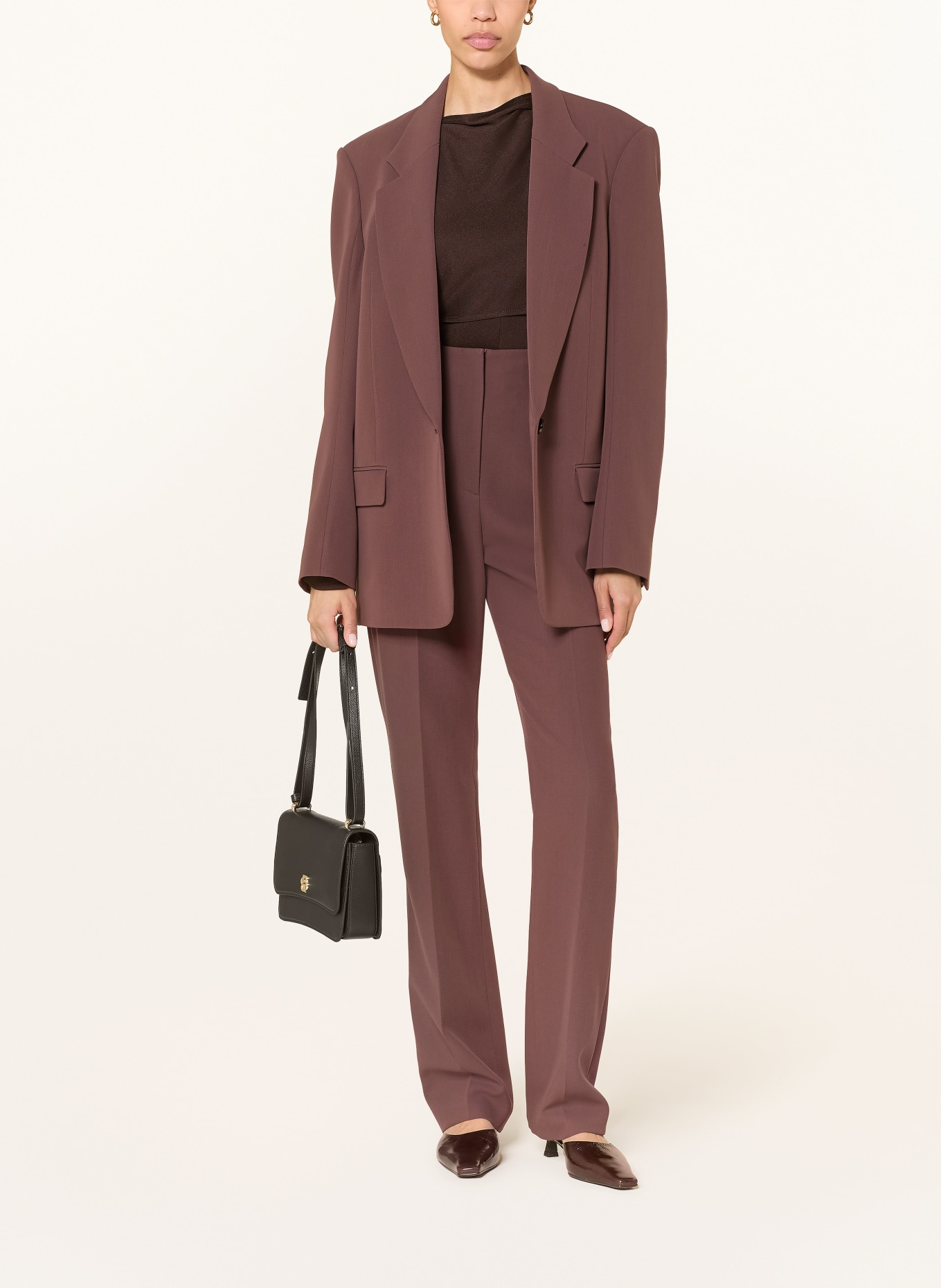 BOSS Longblazer JAVANA: BRAUN