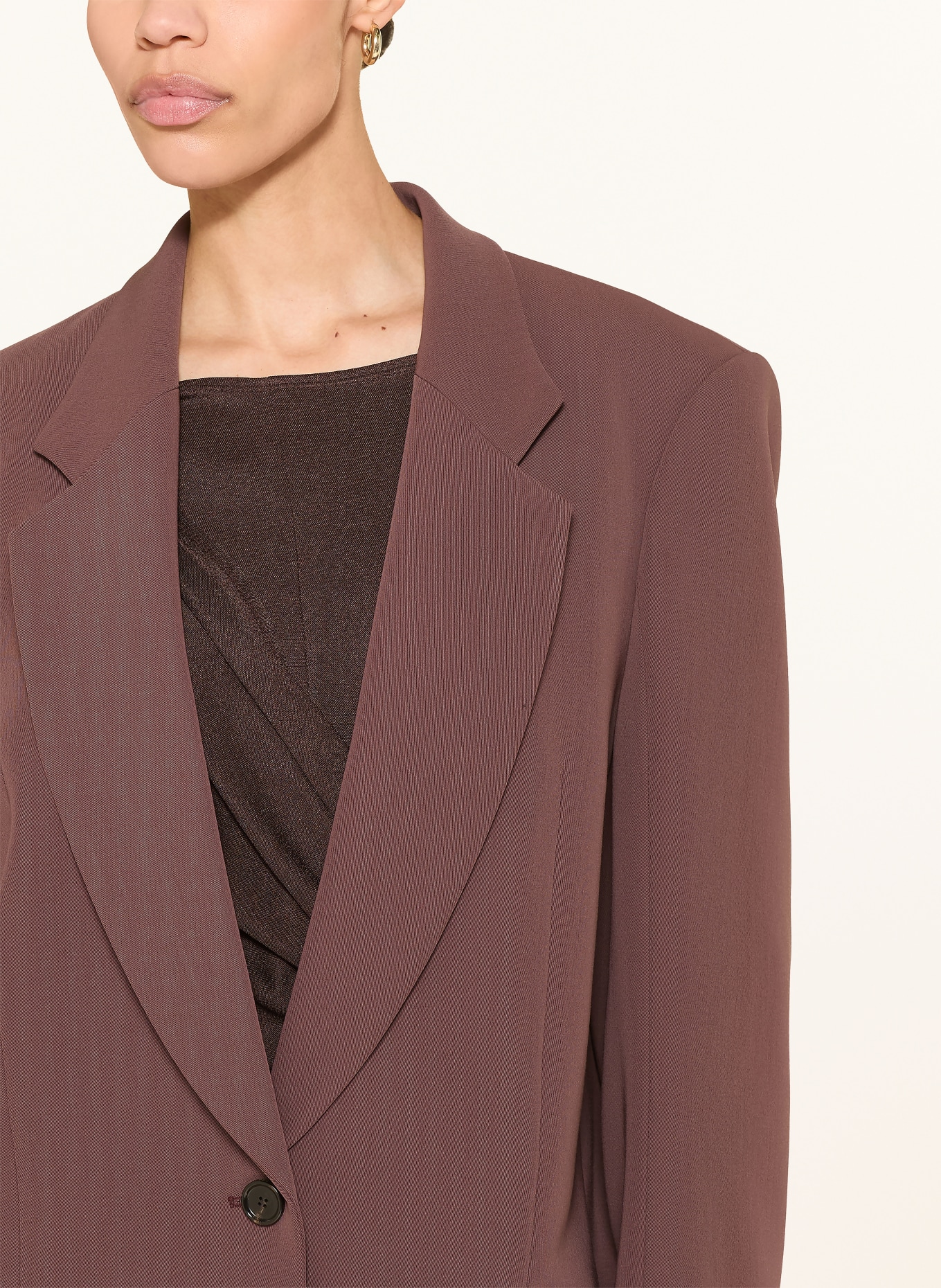 BOSS Longblazer JAVANA: BRAUN