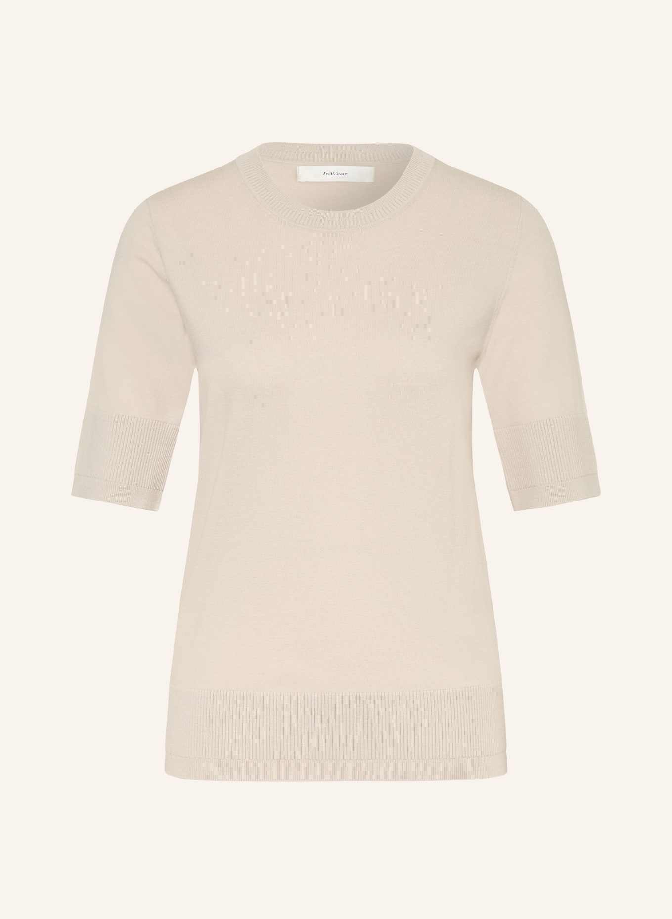 InWear Pletené tričko MIKOIW: BÉŽOVÁ
