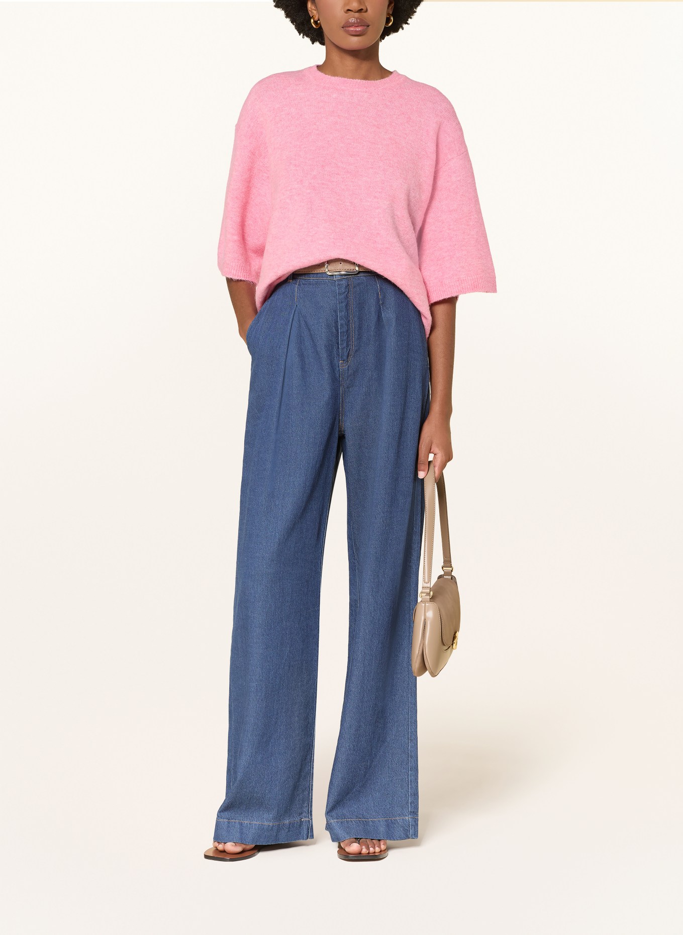 InWear Pletené tričko GUNIIW: RŮŽOVÁ