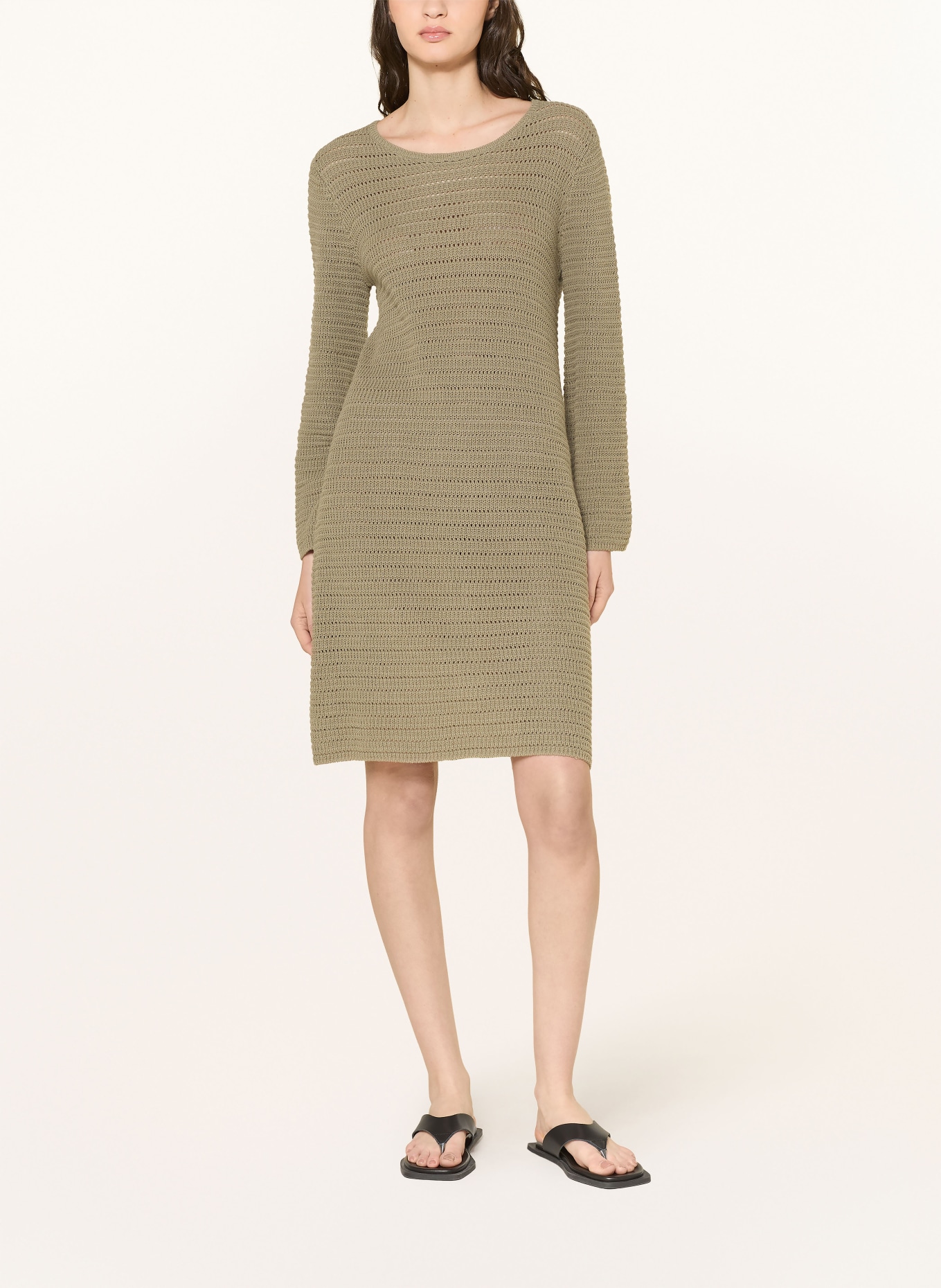 Juvia Pletené šaty VANISSA: OLIVOVÁ