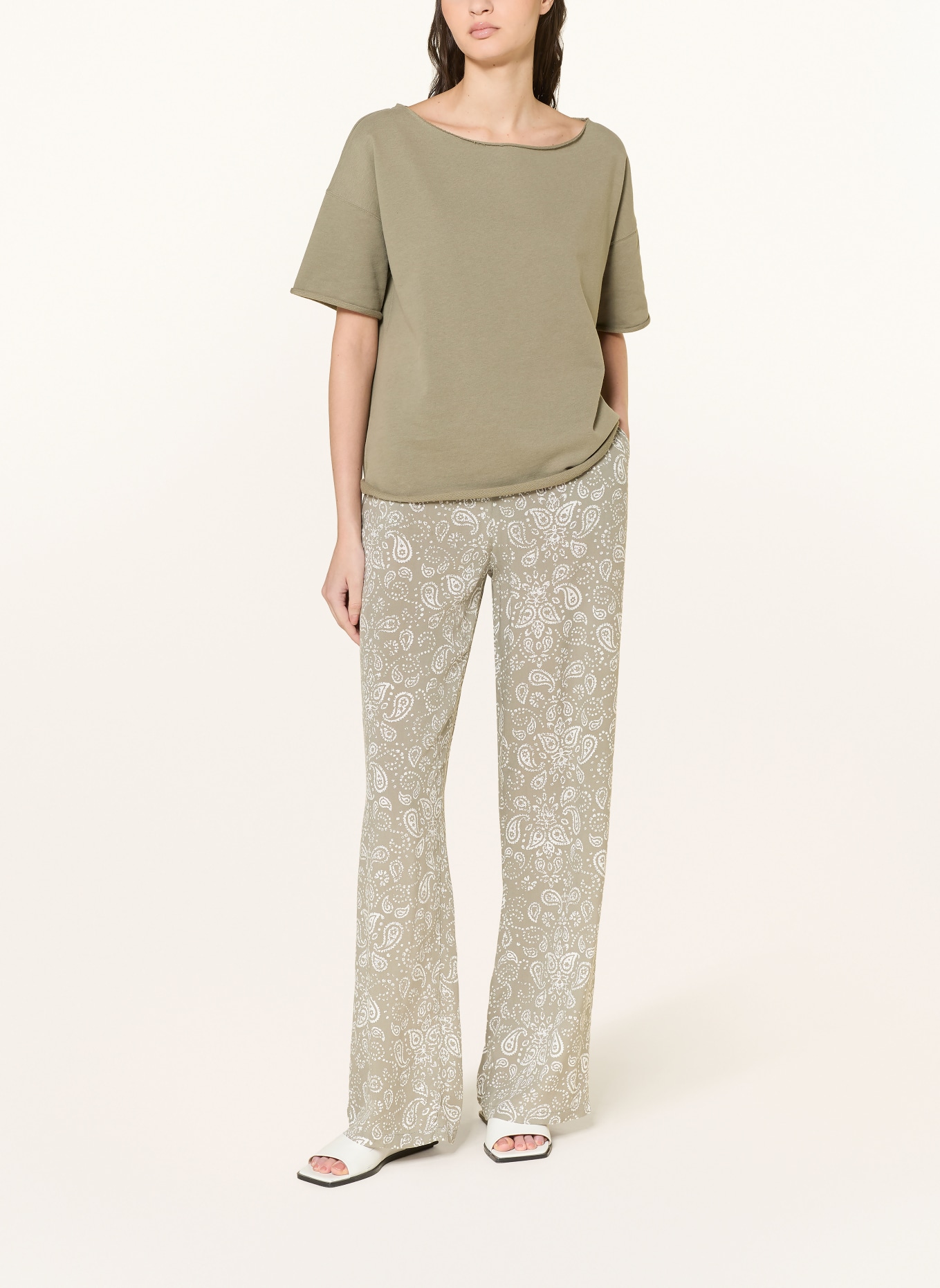 Juvia Kalhoty Marlene KEOLA: OLIVOVÁ / REŽNÁ