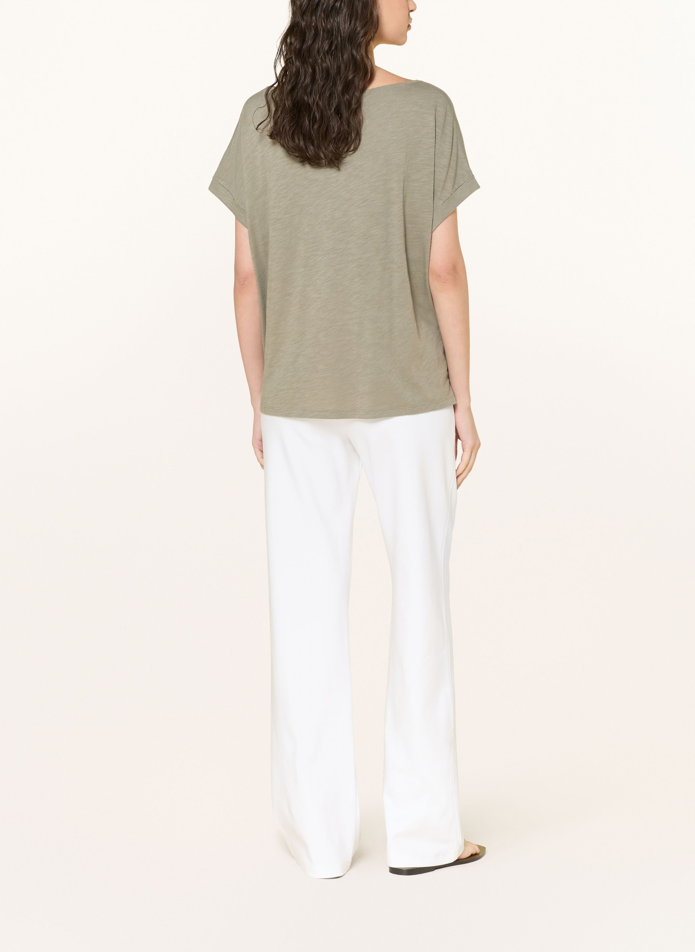 Juvia T-Shirt LUCA: OLIV / MINT / WEISS