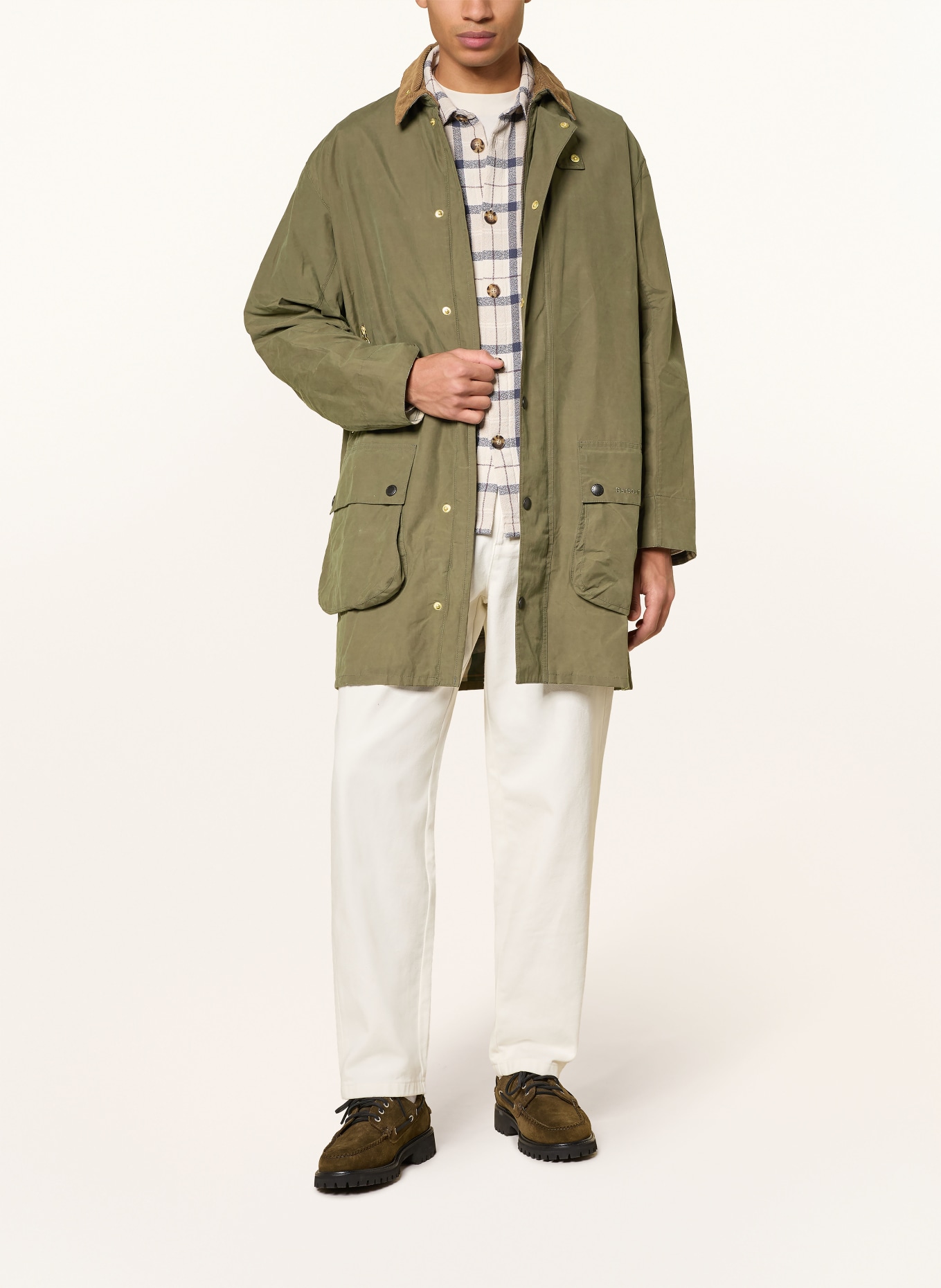 Barbour Field Jacket ICONS BORDER: KHAKI