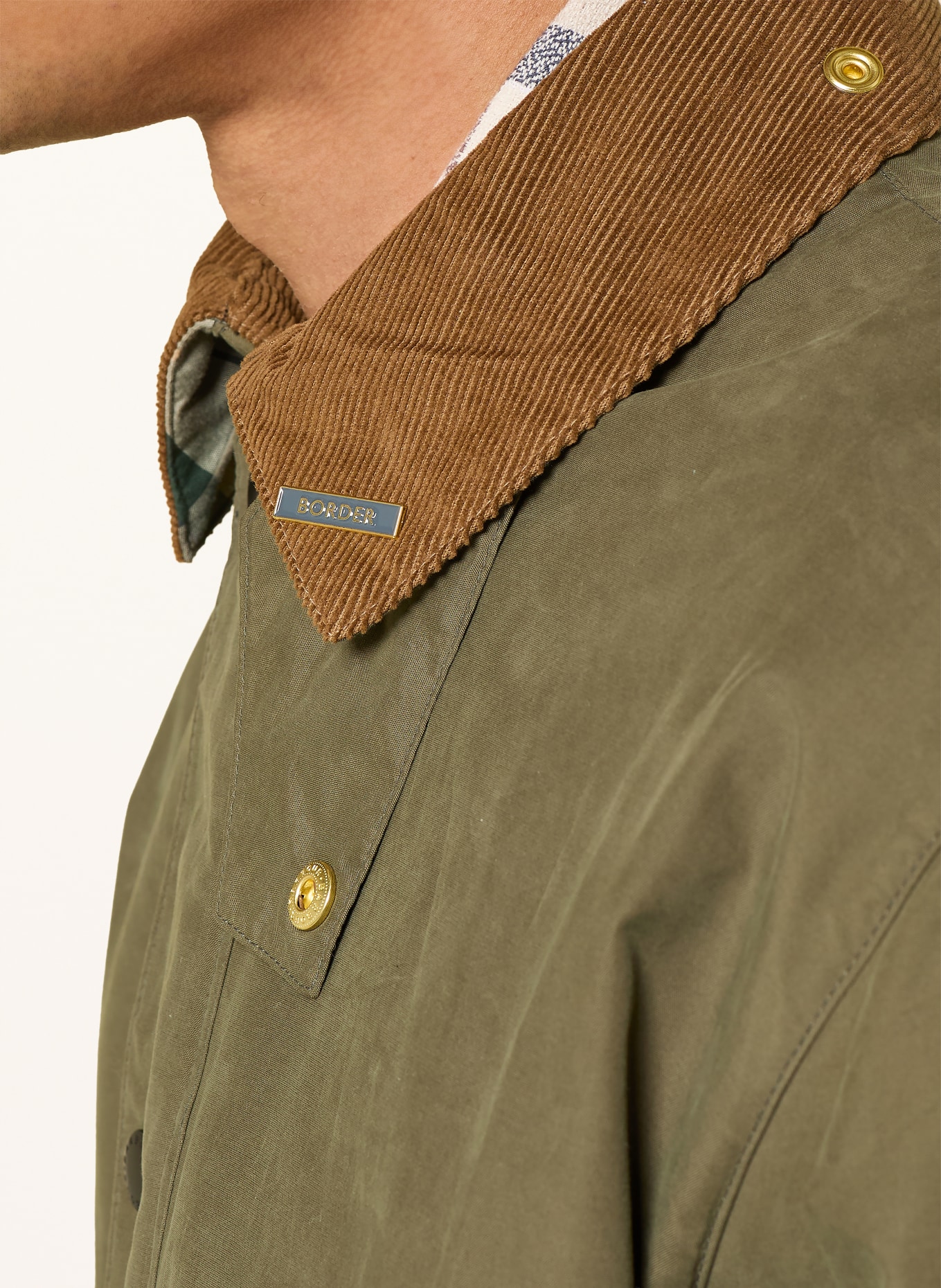 Barbour Field Jacket ICONS BORDER: KHAKI