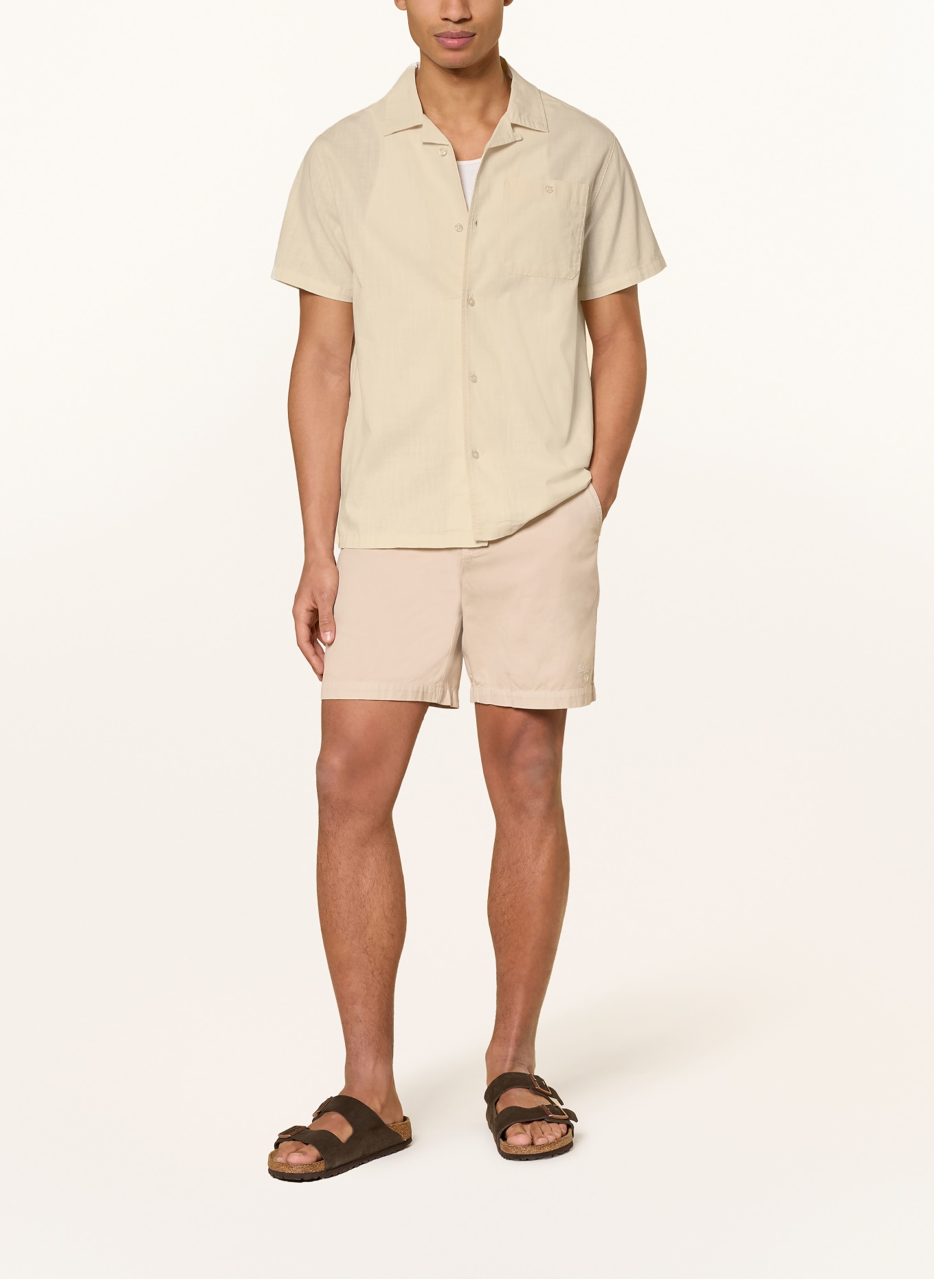 Barbour Resorthemd PARKVALE Comfort Fit: CREME