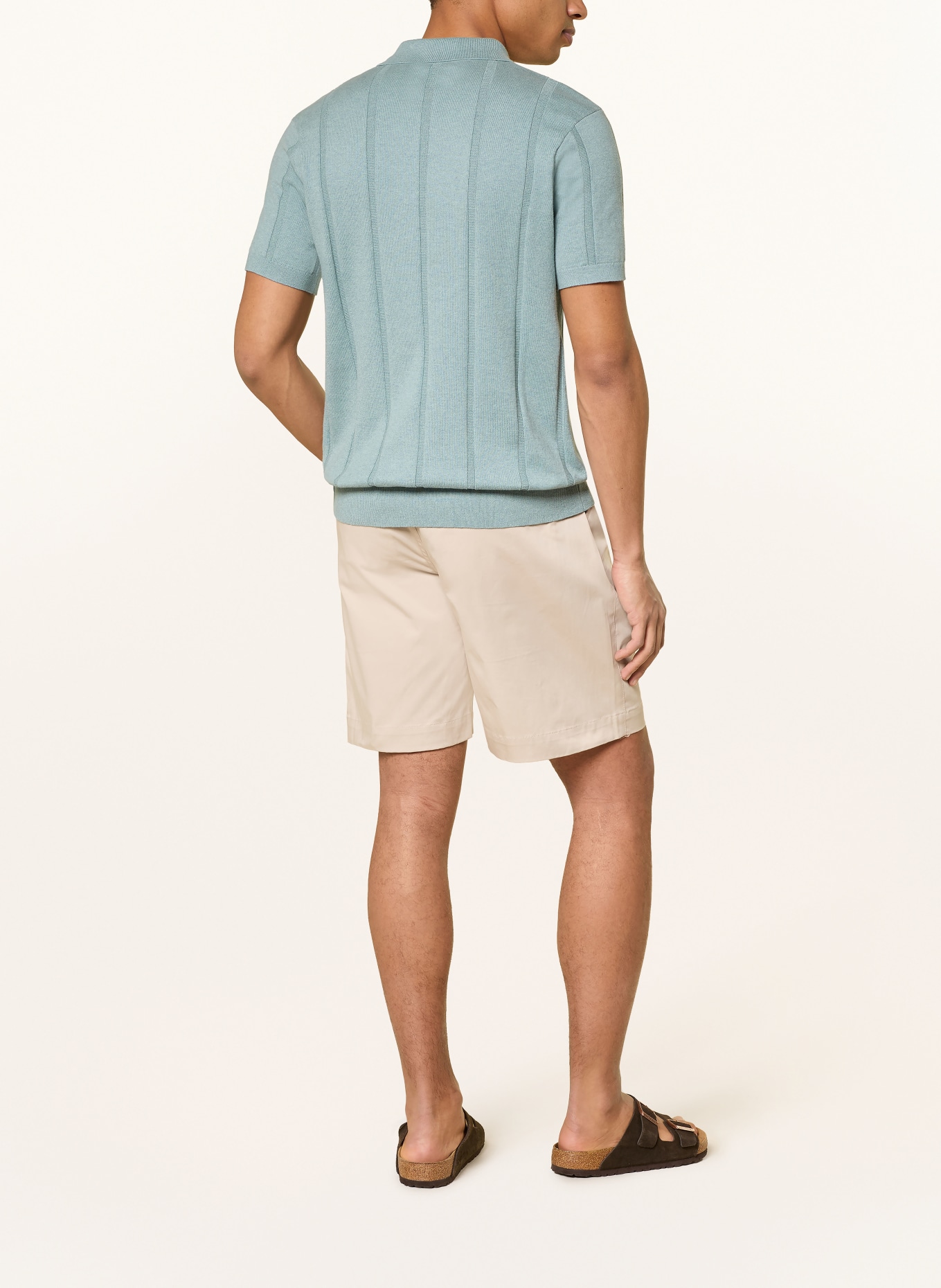 Barbour WELLBURN knitted polo shirt: MINT