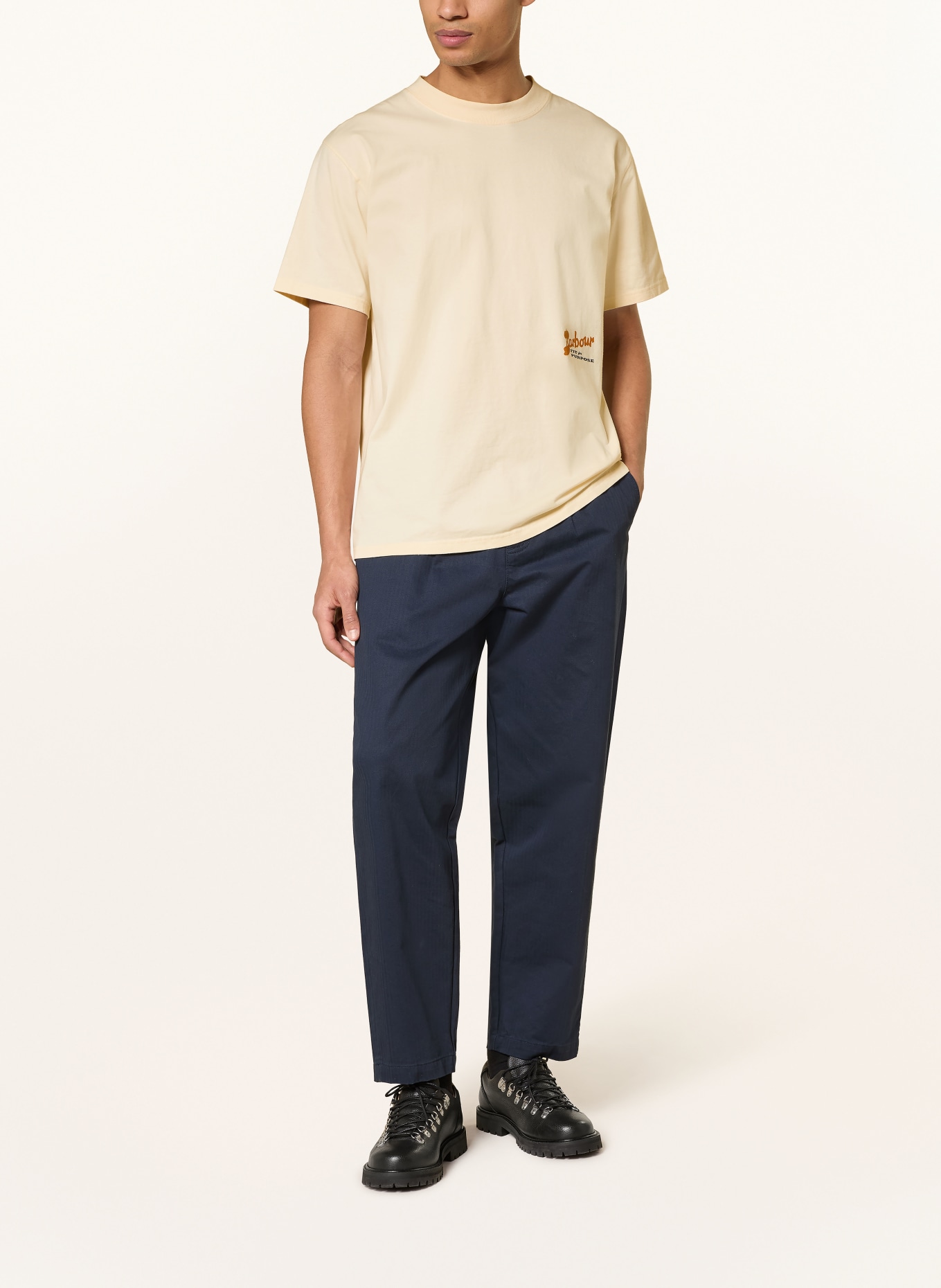 Barbour TERRAIN T-shirt: CREAM