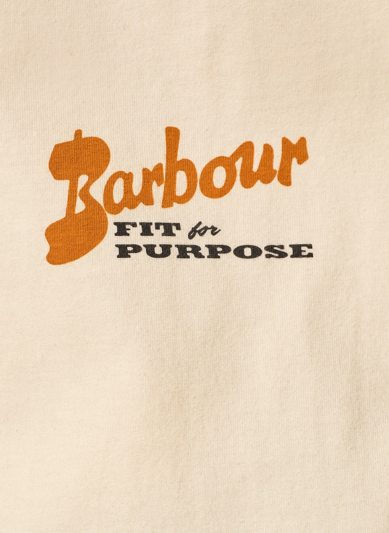 Barbour TERRAIN T-shirt: CREAM