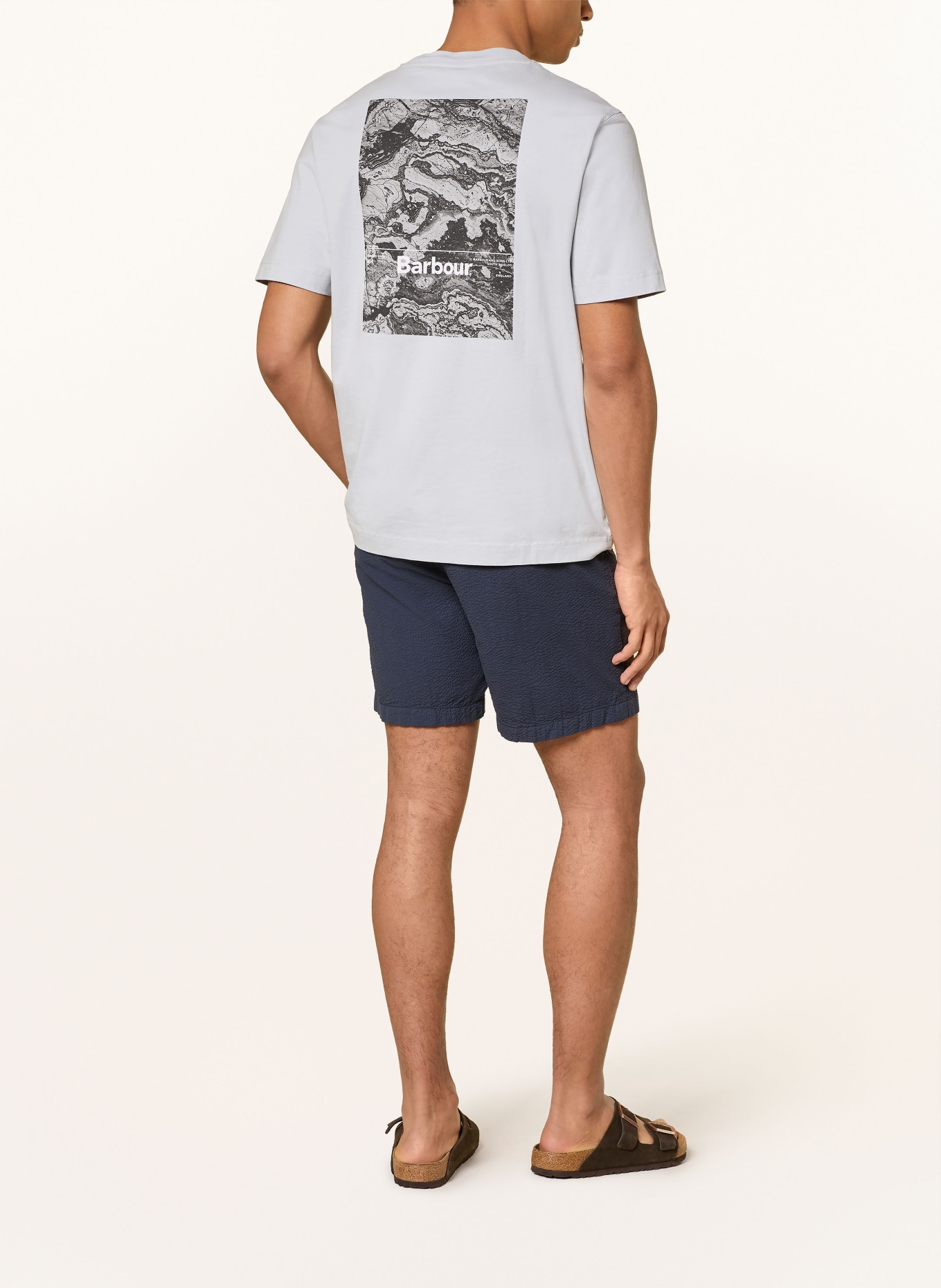 Barbour Koszulka WILDFELL: SZARONIEBIESKI