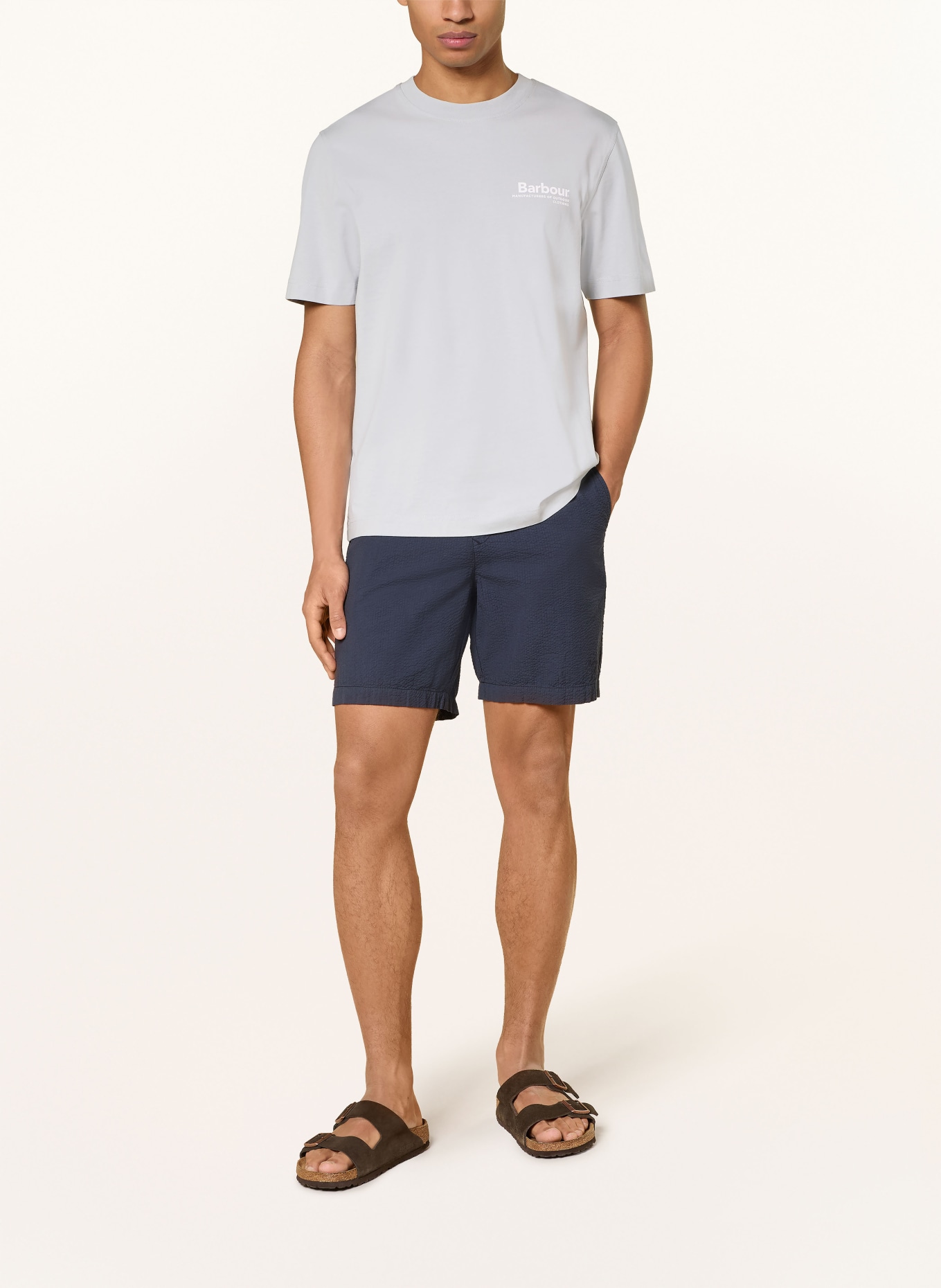 Barbour Koszulka WILDFELL: SZARONIEBIESKI