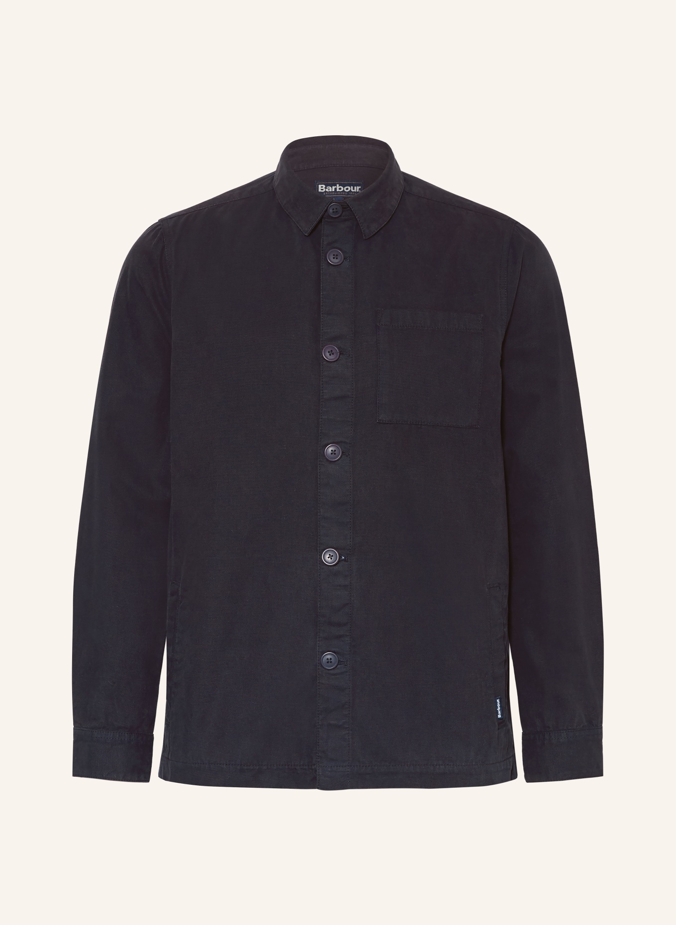 Barbour overshirt: DARK BLUE