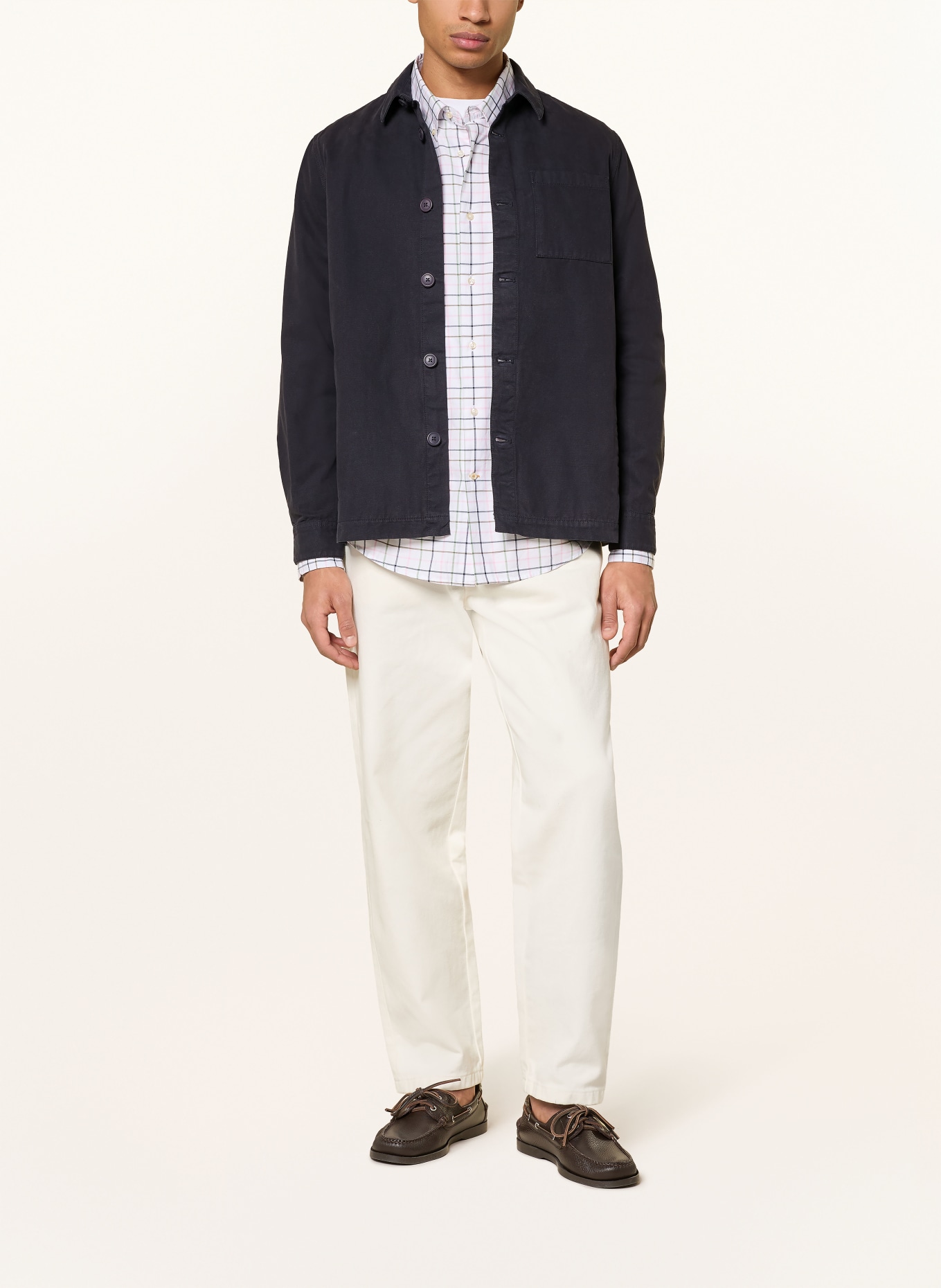 Barbour overshirt: DARK BLUE