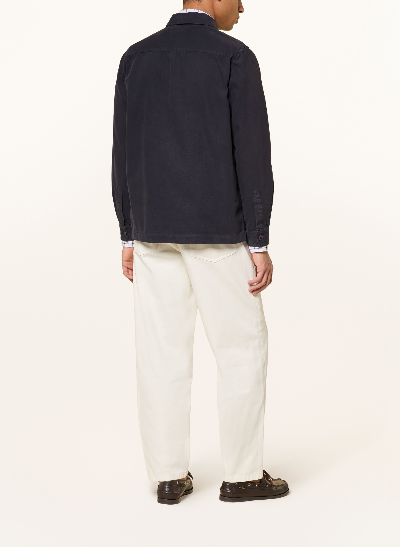 Barbour overshirt: DARK BLUE