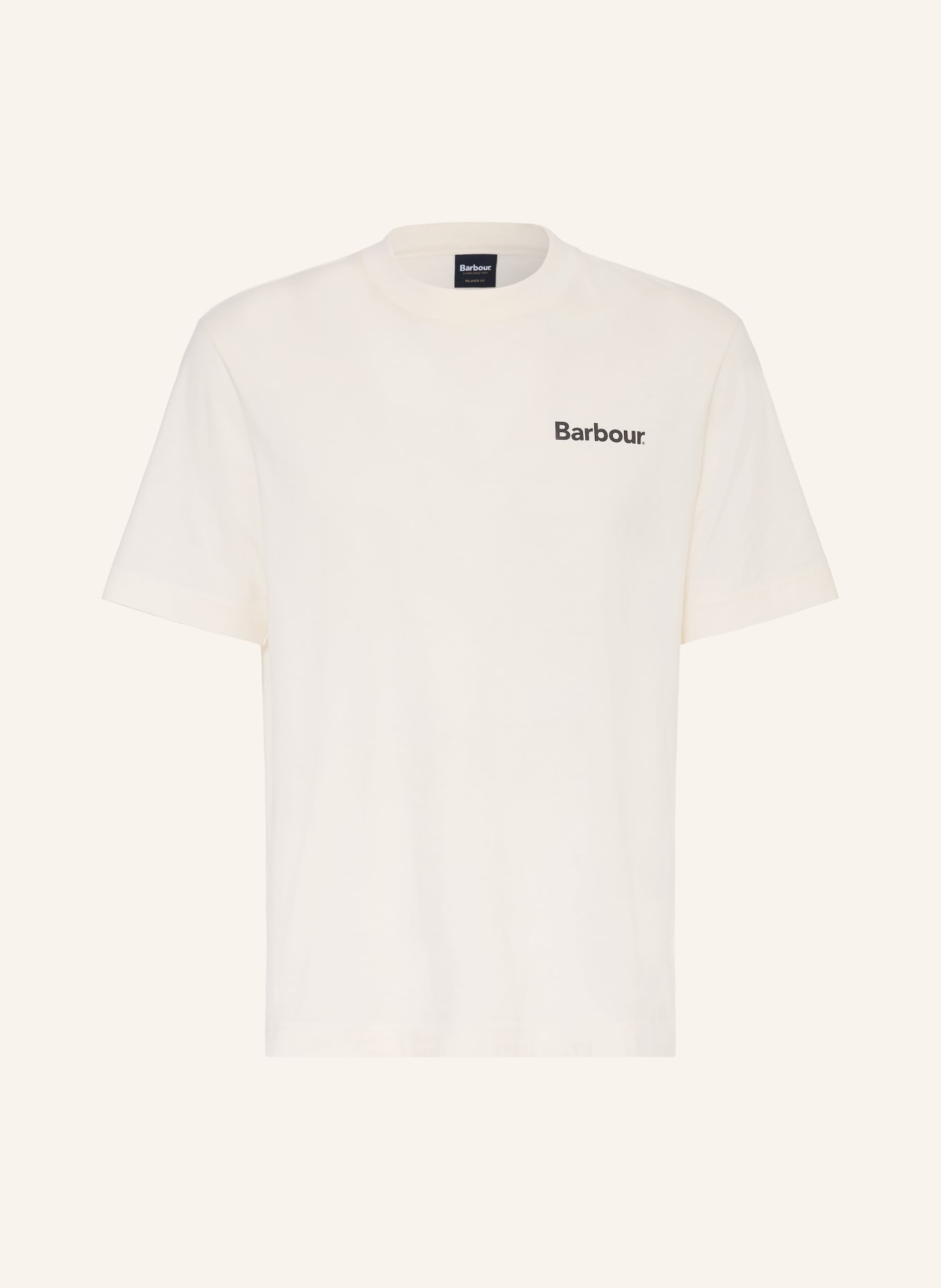 Barbour T-shirt PACKLING: CREAM