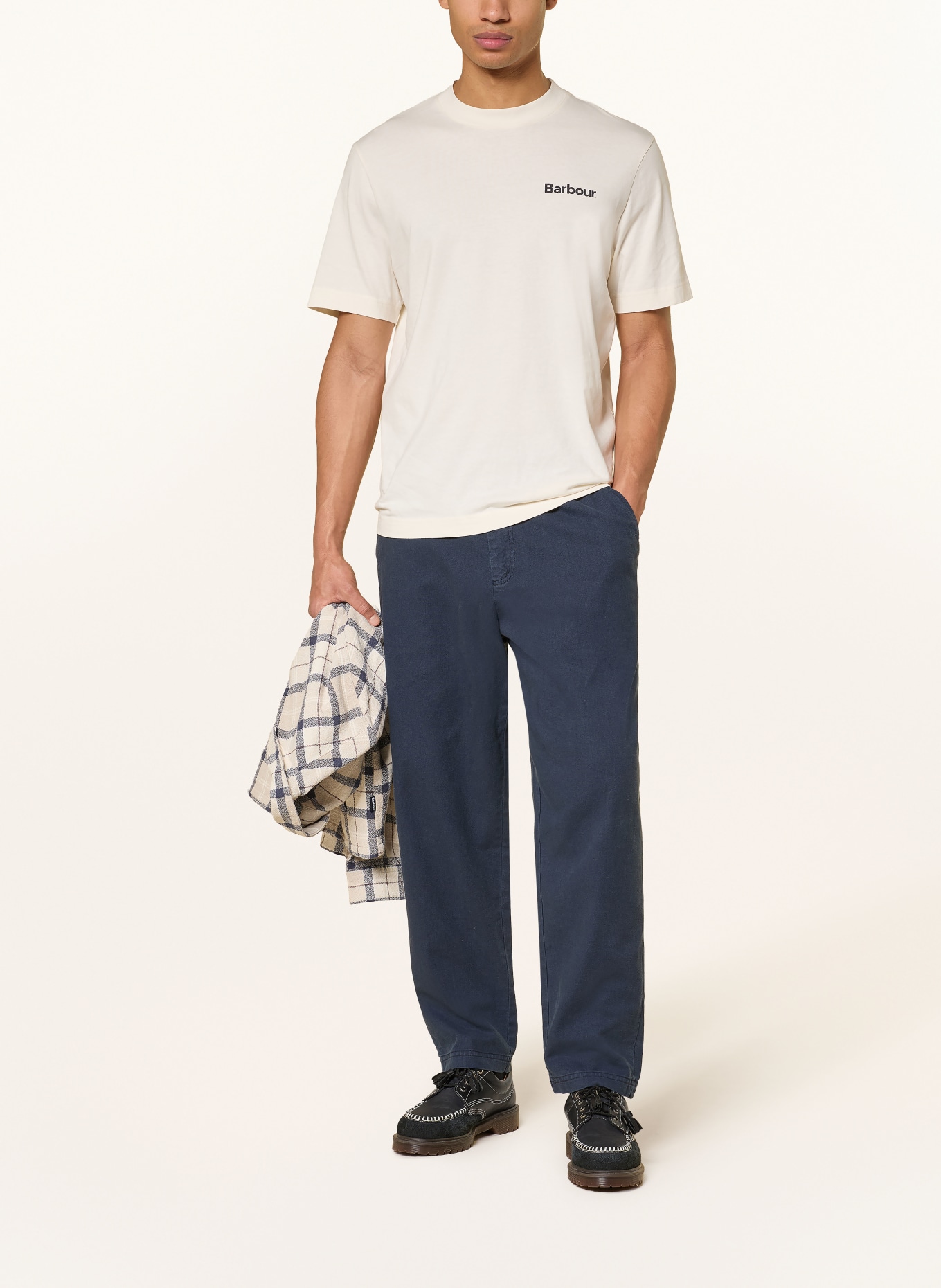 Barbour T-shirt PACKLING: CREAM