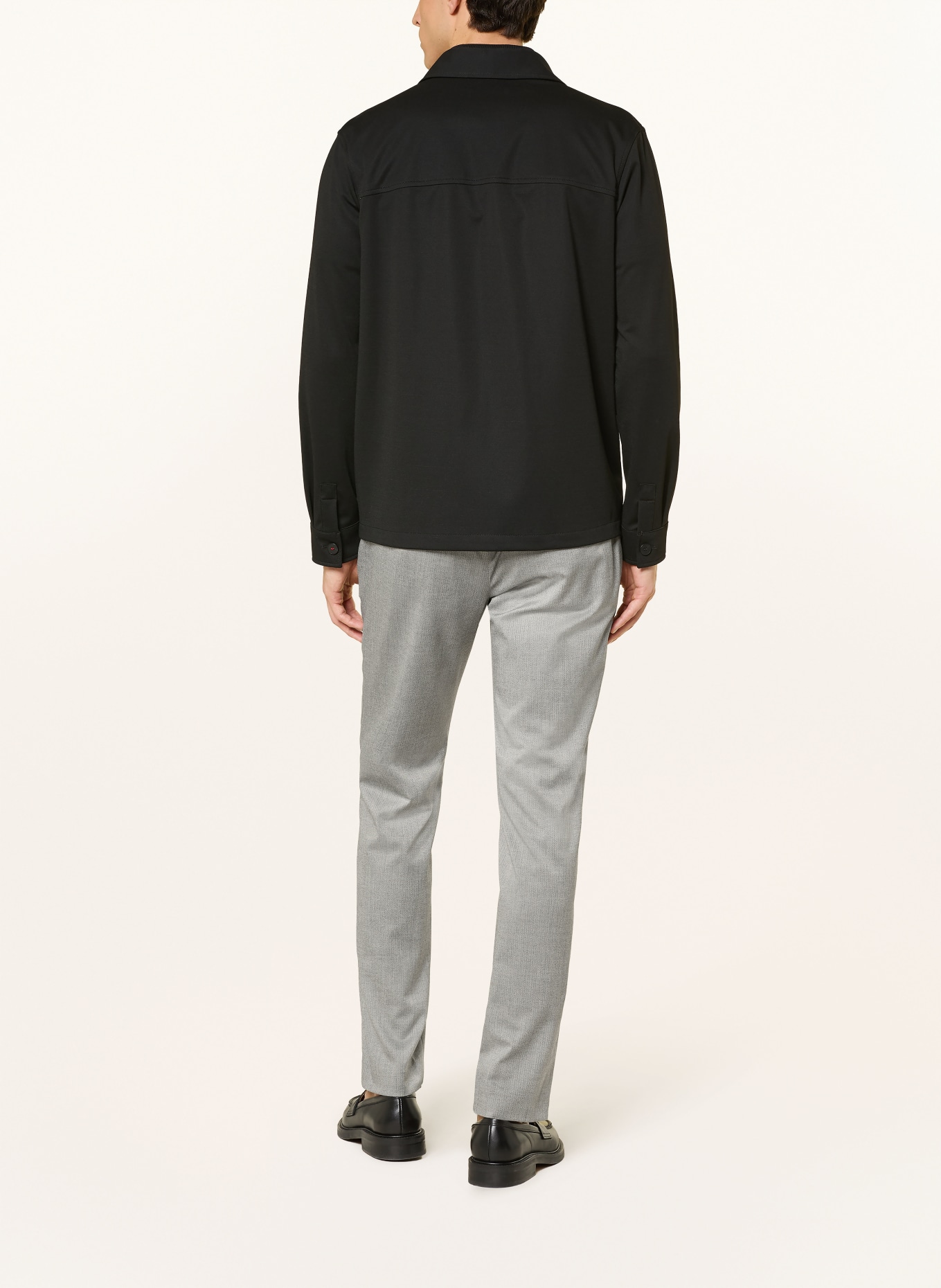 ALBERTO Chino LOU Regular Fit: DONKERBLAUW / WIT