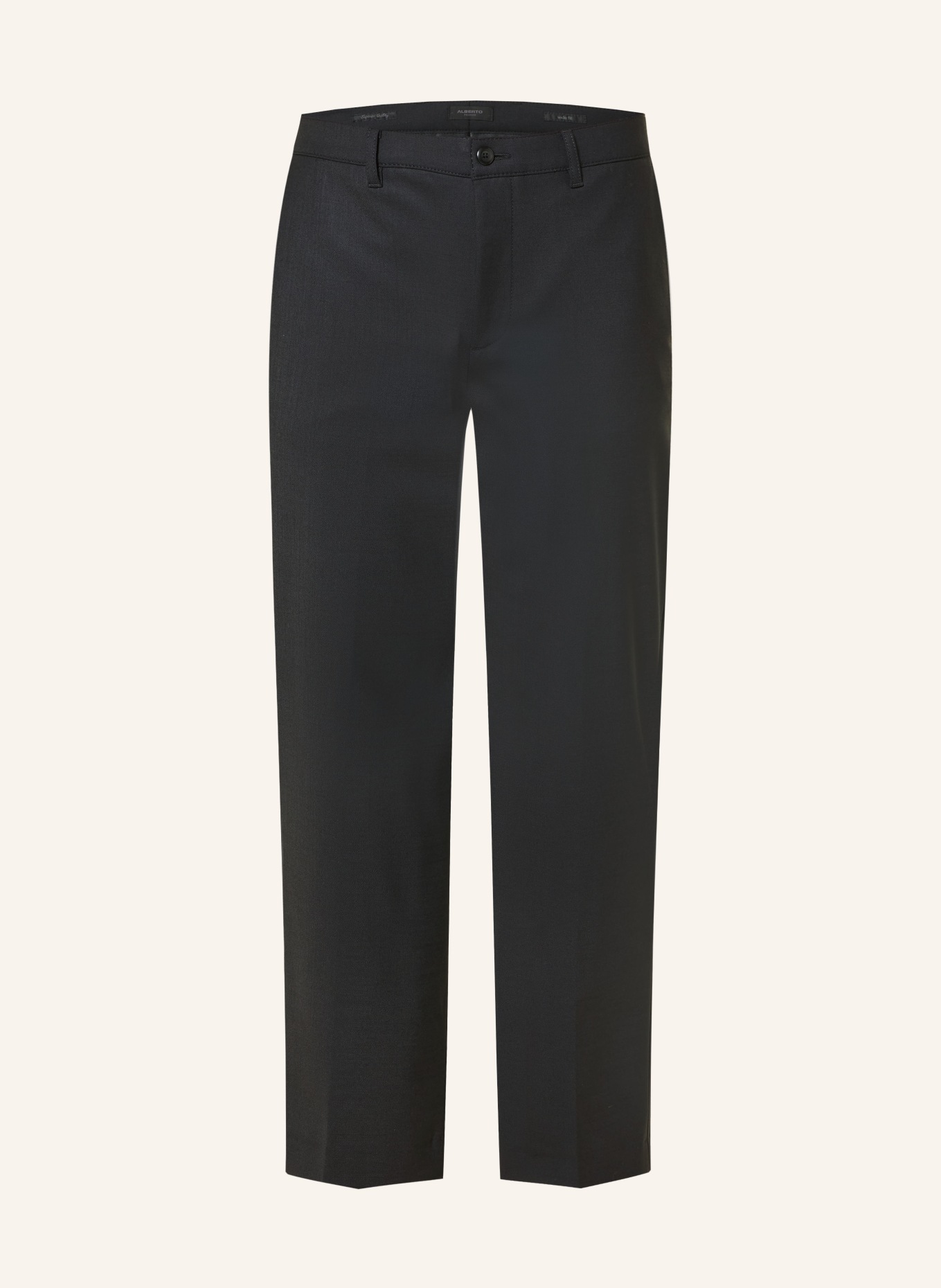 ALBERTO Chino LUIS Wide Fit: SCHWARZ