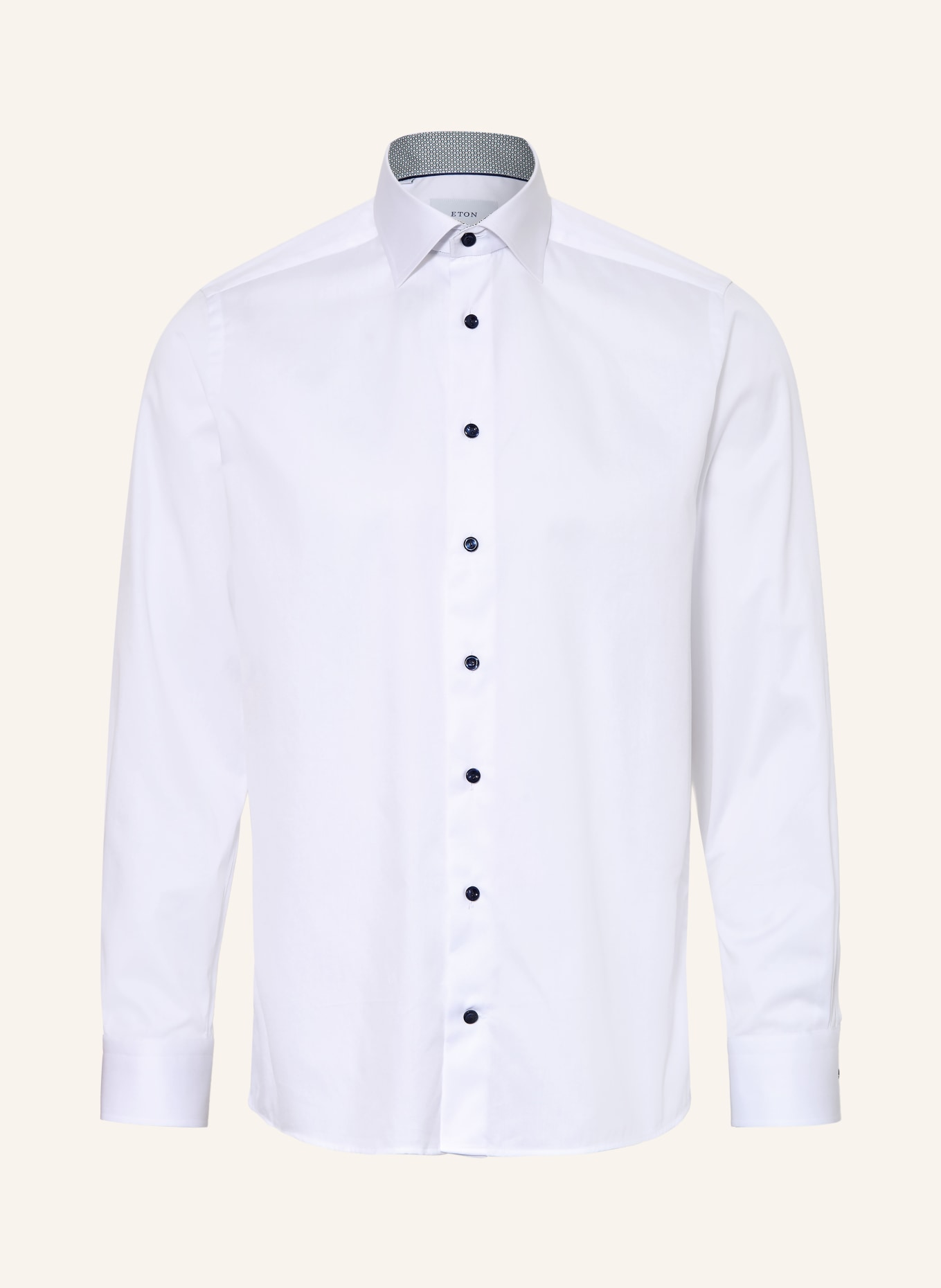 ETON Contemporary Fit Shirt: WHITE