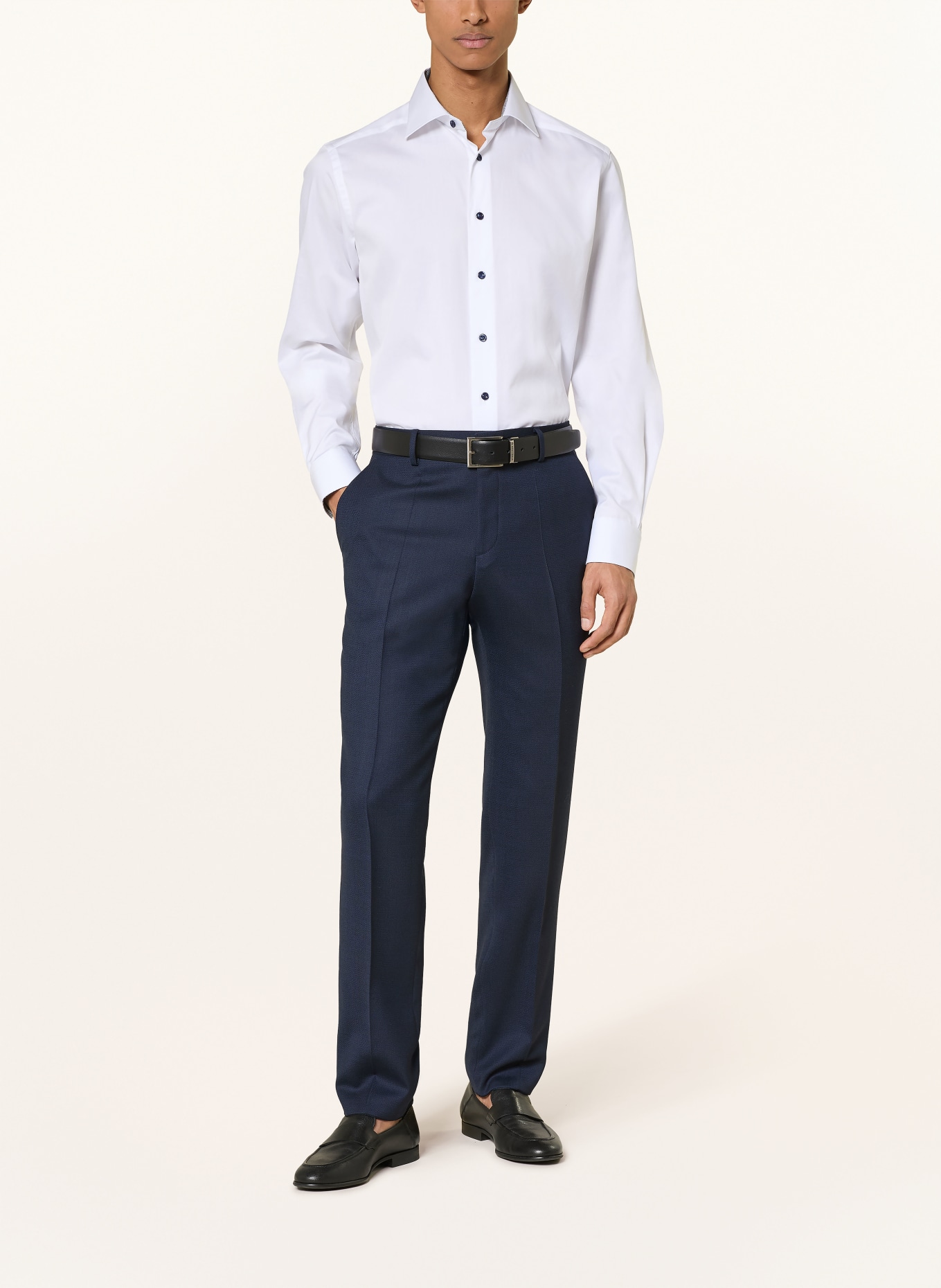 ETON Contemporary Fit Shirt: WHITE