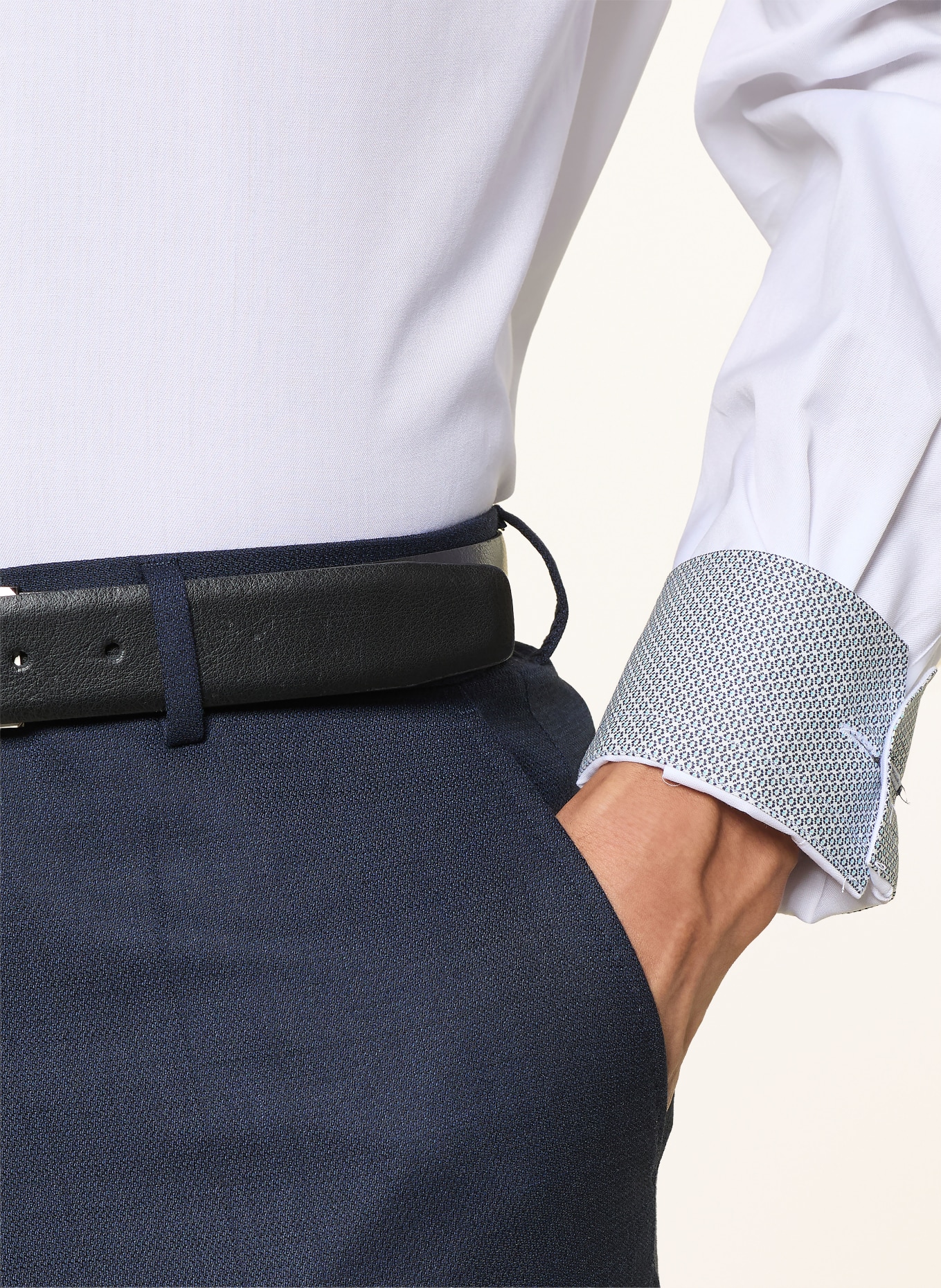 ETON Contemporary Fit Shirt: WHITE