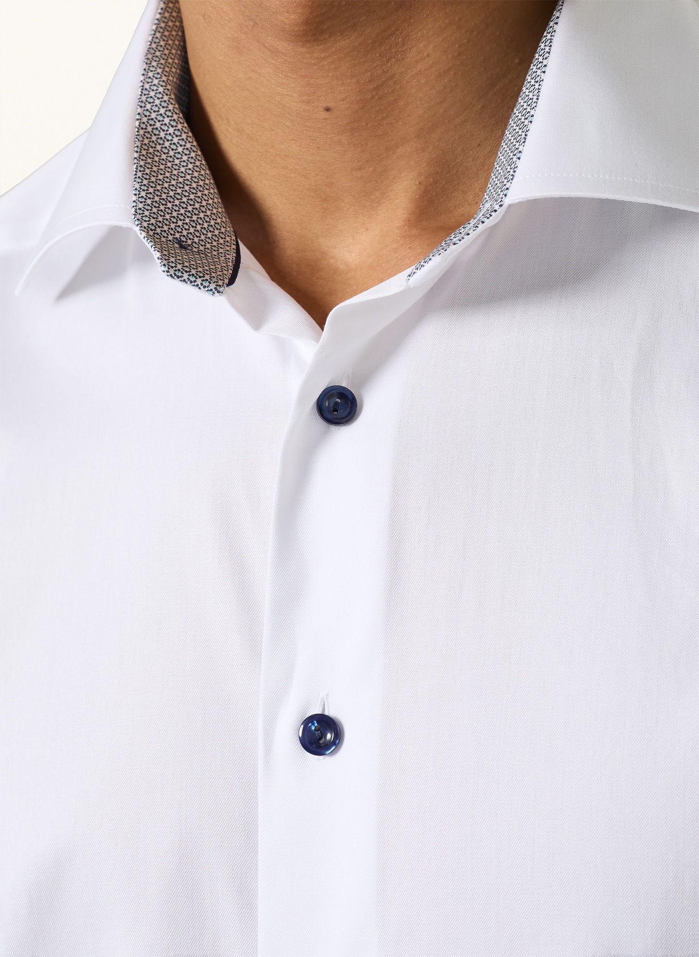 ETON Contemporary Fit Shirt: WHITE