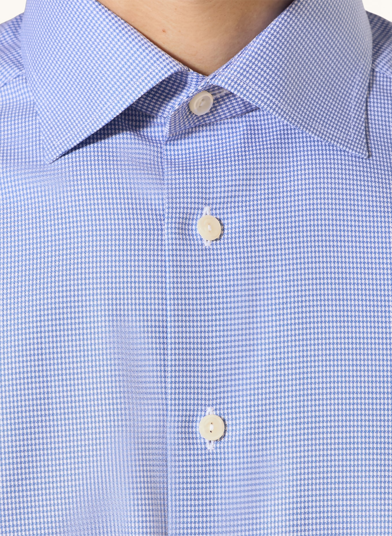 ETON Koszula Slim Fit: NIEBIESKI / BIAŁY