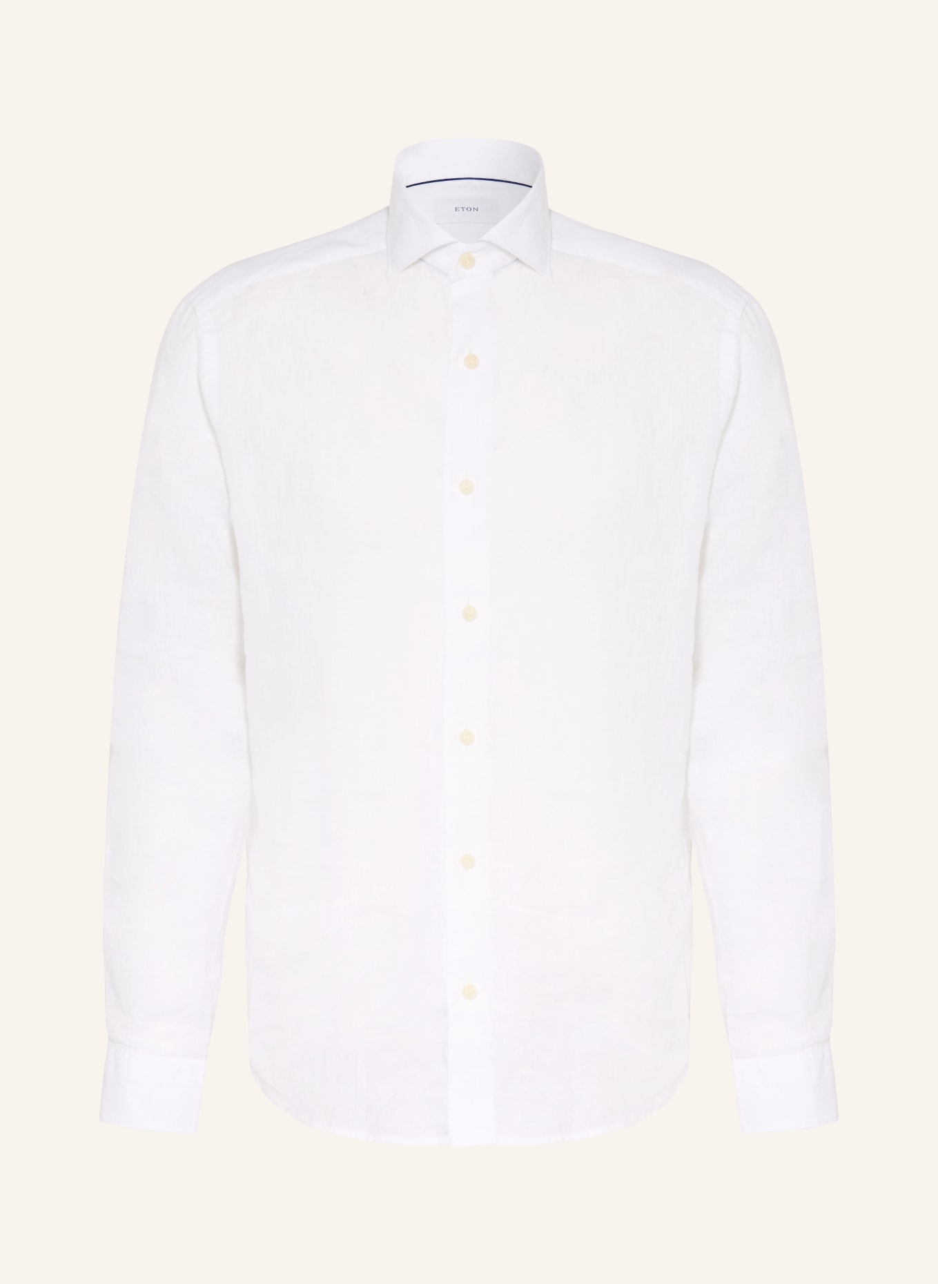 ETON Leinenhemd Casual Fit: WEISS