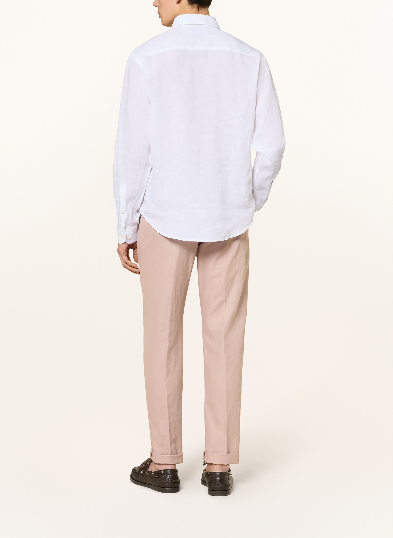 ETON Leinenhemd Casual Fit: WEISS