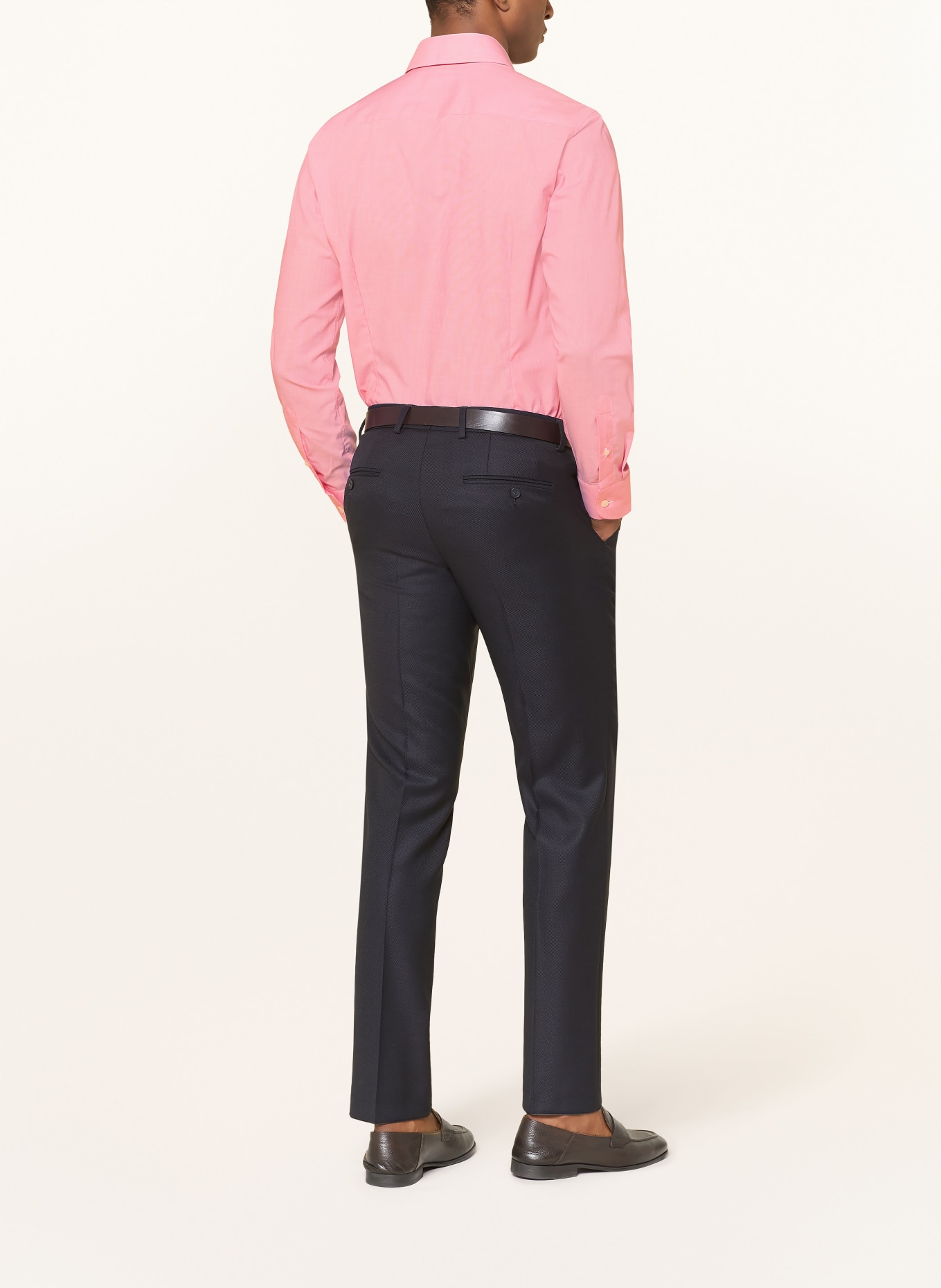 ETON Slim fit shirt: LIGHT RED