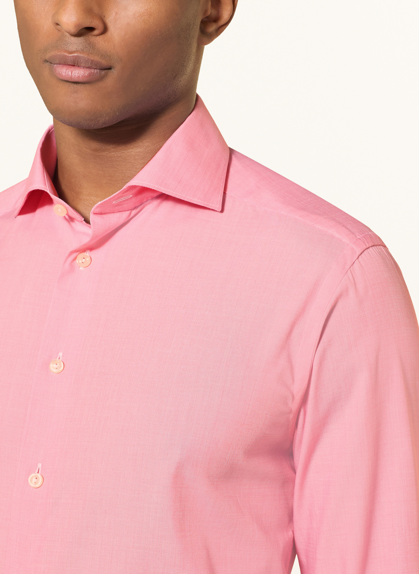 ETON Slim fit shirt: LIGHT RED