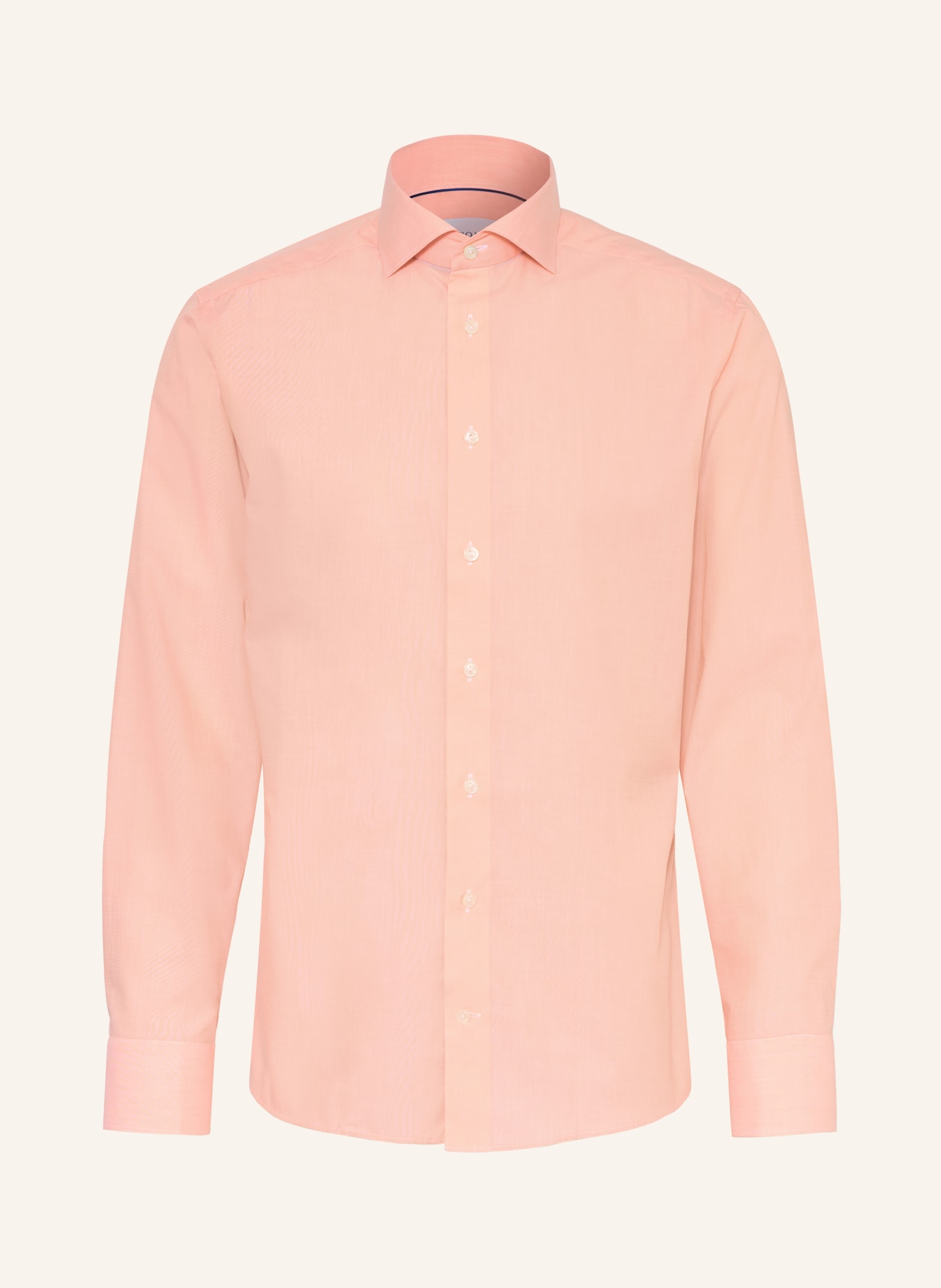 ETON Slim fit shirt: LIGHT ORANGE