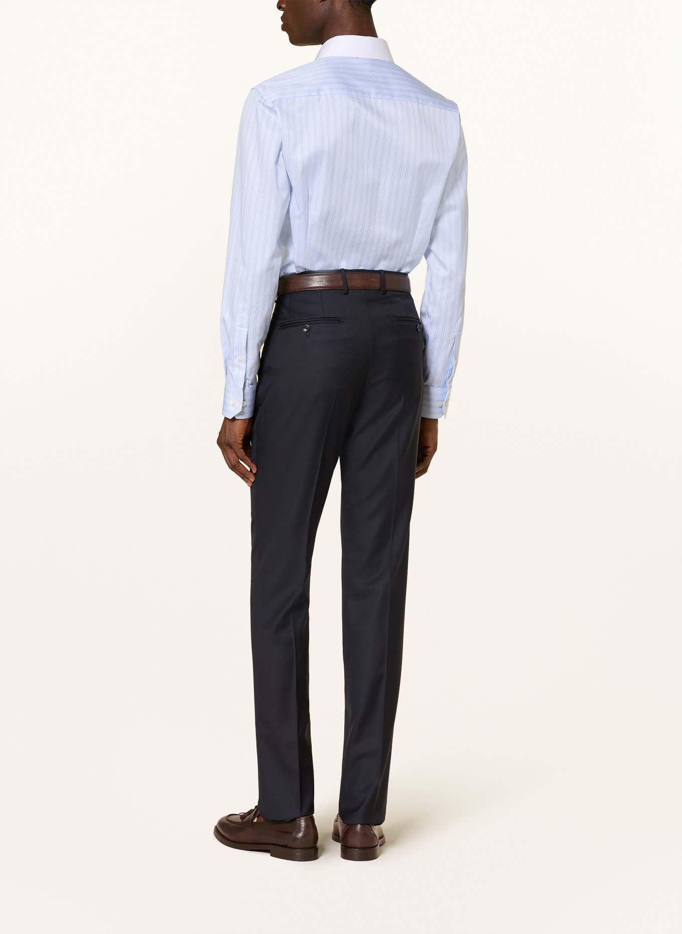 ETON Košile Slim Fit: TMAVĚ MODRÁ