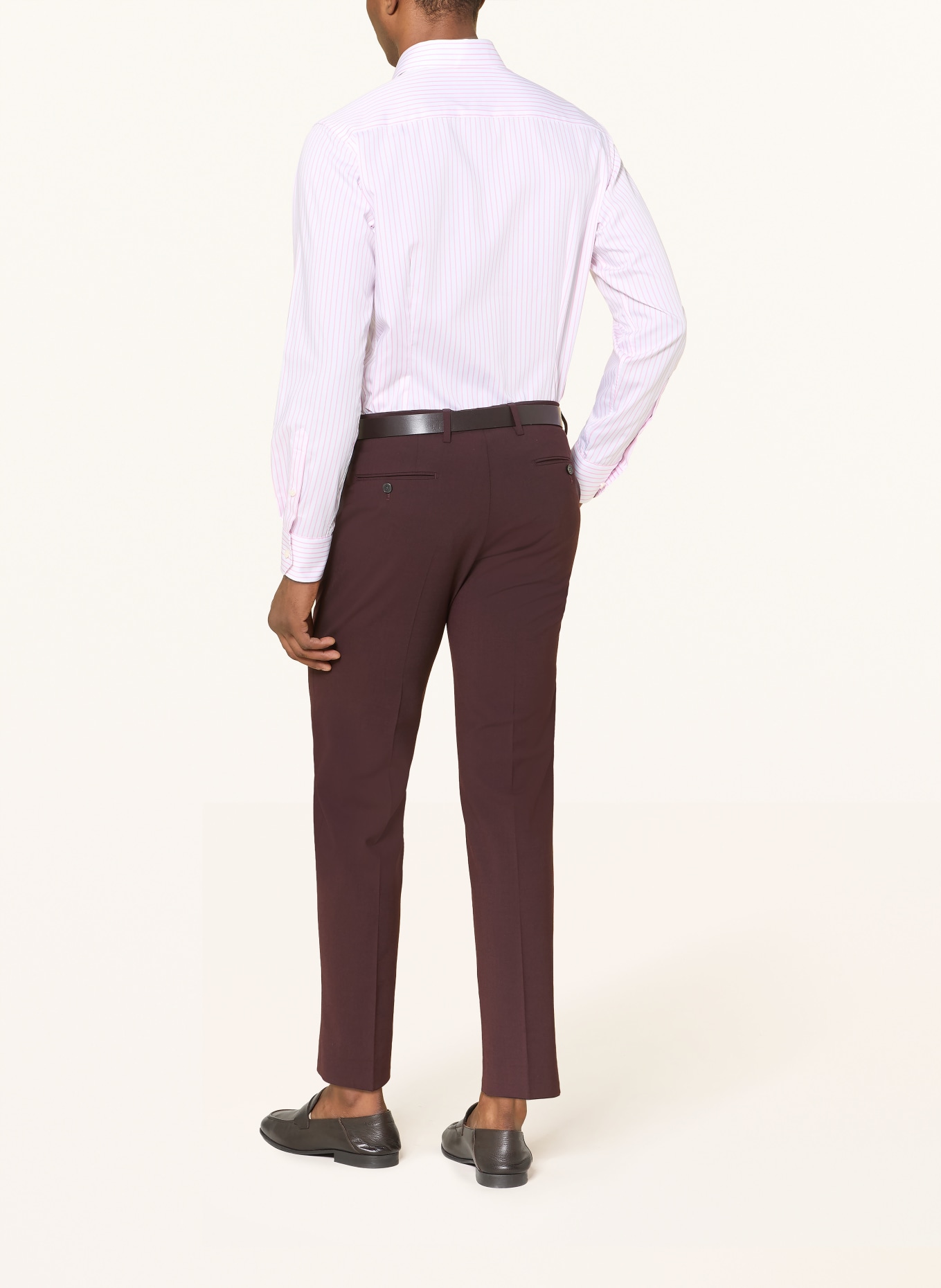 ETON Košile Contemporary Fit: SVĚTLE ČERVENÁ / BÍLÁ