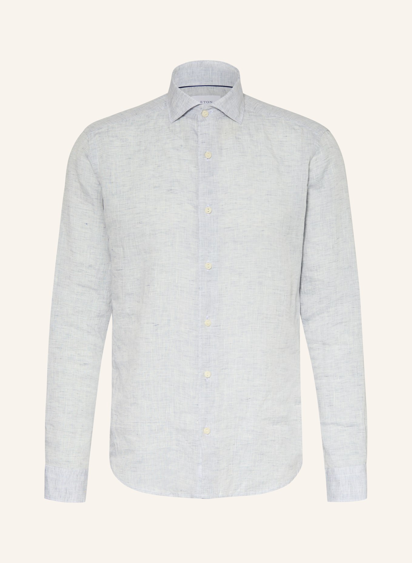 ETON Leinenhemd Casual Fit: HELLBLAU