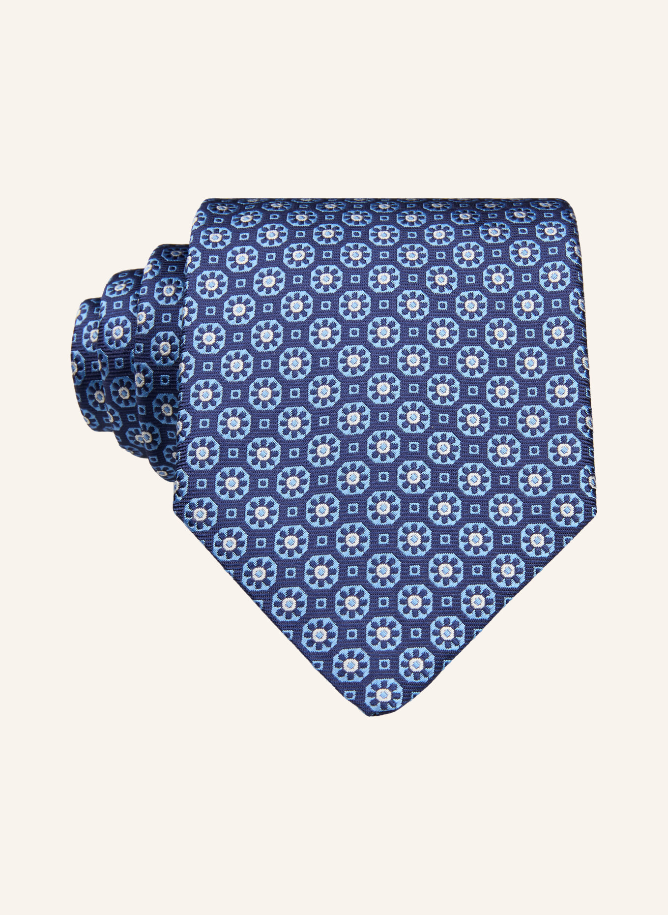 ETON necktie: DARK BLUE / BLUE