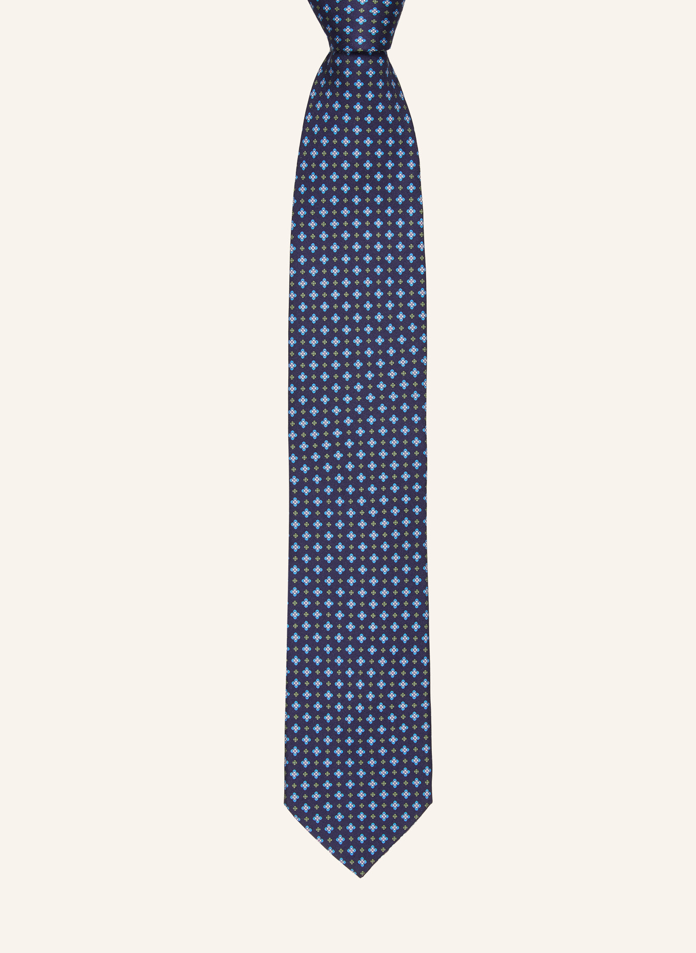 ETON necktie: DARK BLUE / GREEN / LIGHT BLUE