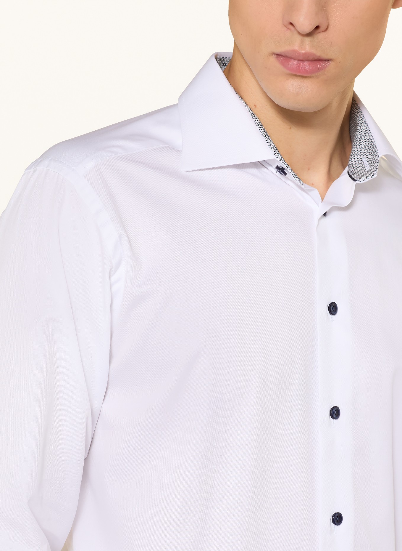 ETON Hemd Slim Fit: WEISS