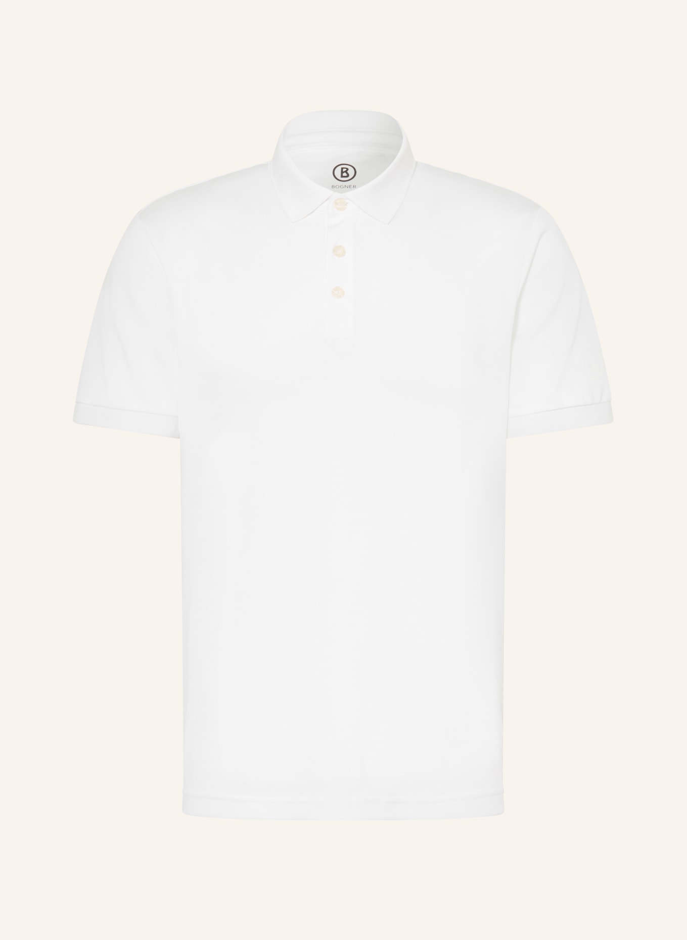 BOGNER Piqué-Poloshirt DANIEL: WEISS