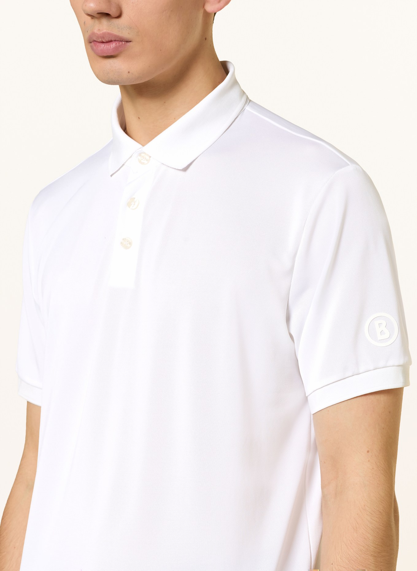 BOGNER Piqué-Poloshirt DANIEL: WEISS