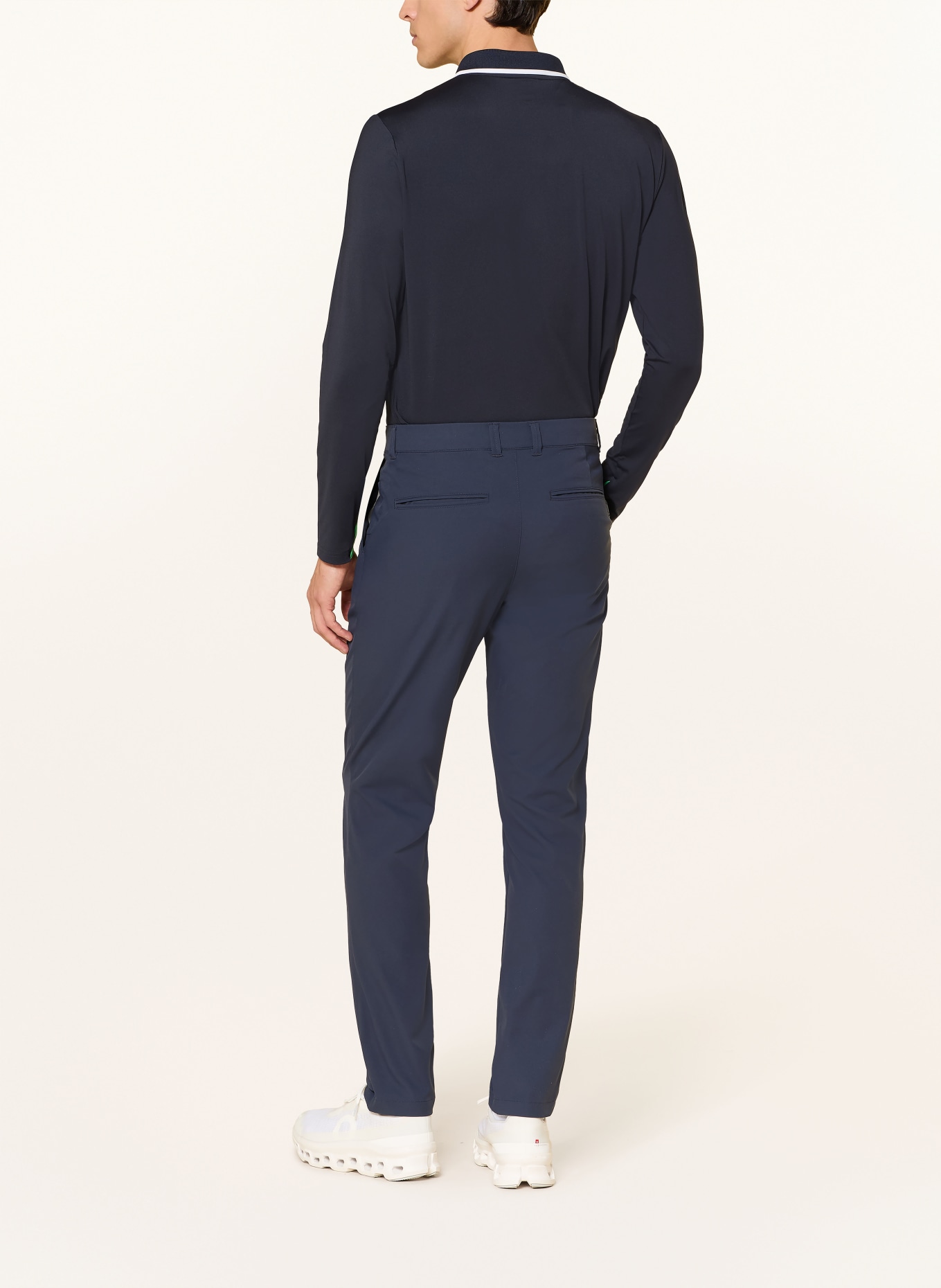 BOGNER Jersey-Poloshirt JONAH: DUNKELBLAU / WEISS